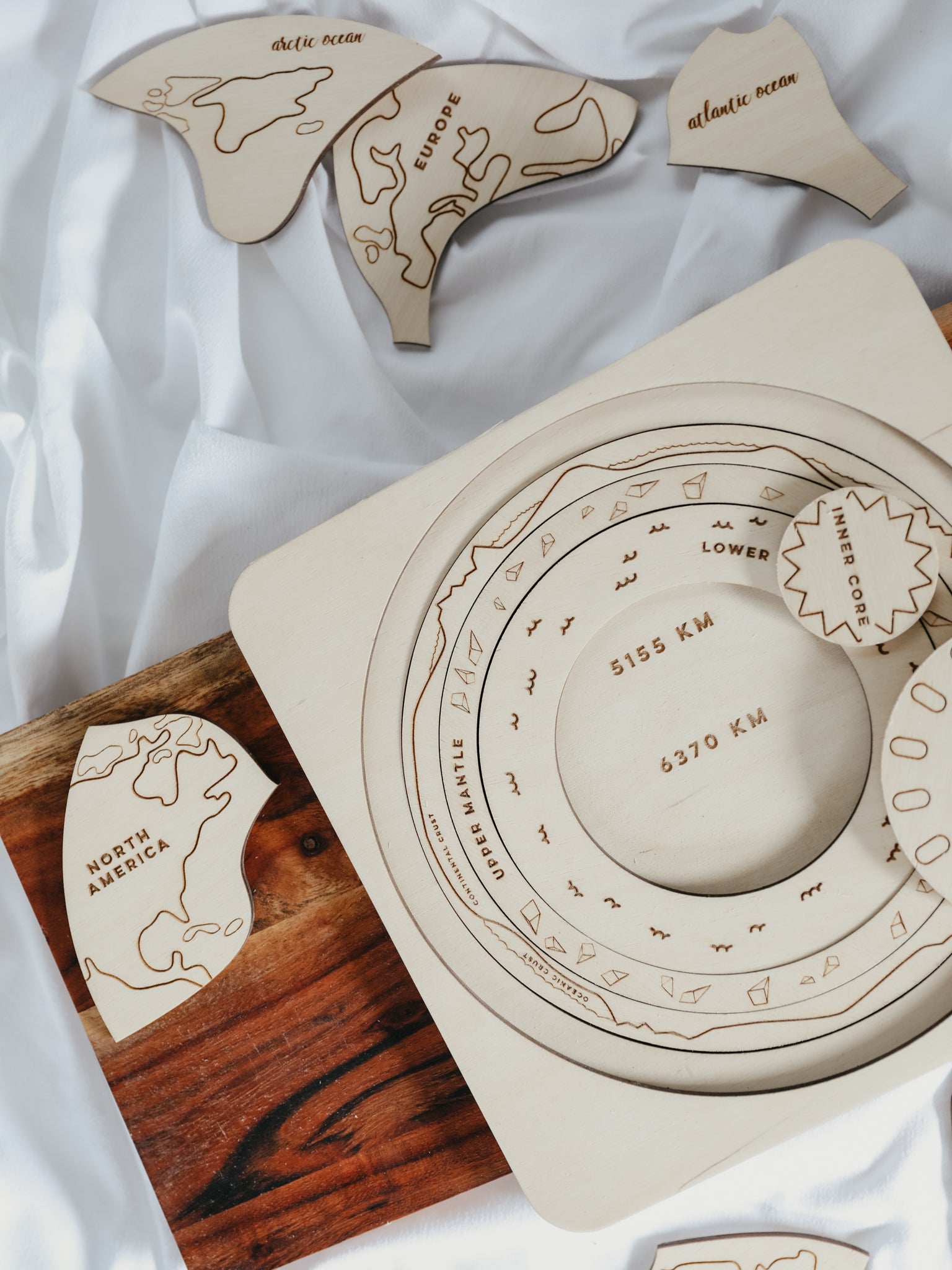 Planet Earth Wooden Puzzle