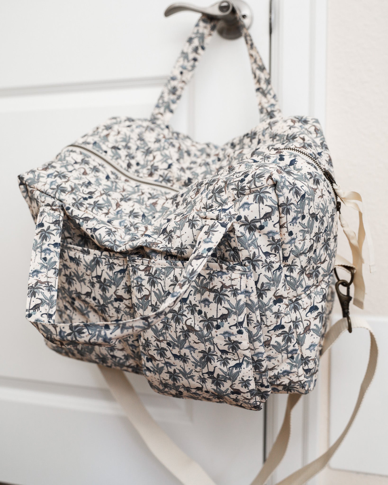 ALL YOU NEED Diaper Bag - Dino Blue Rich text editor
