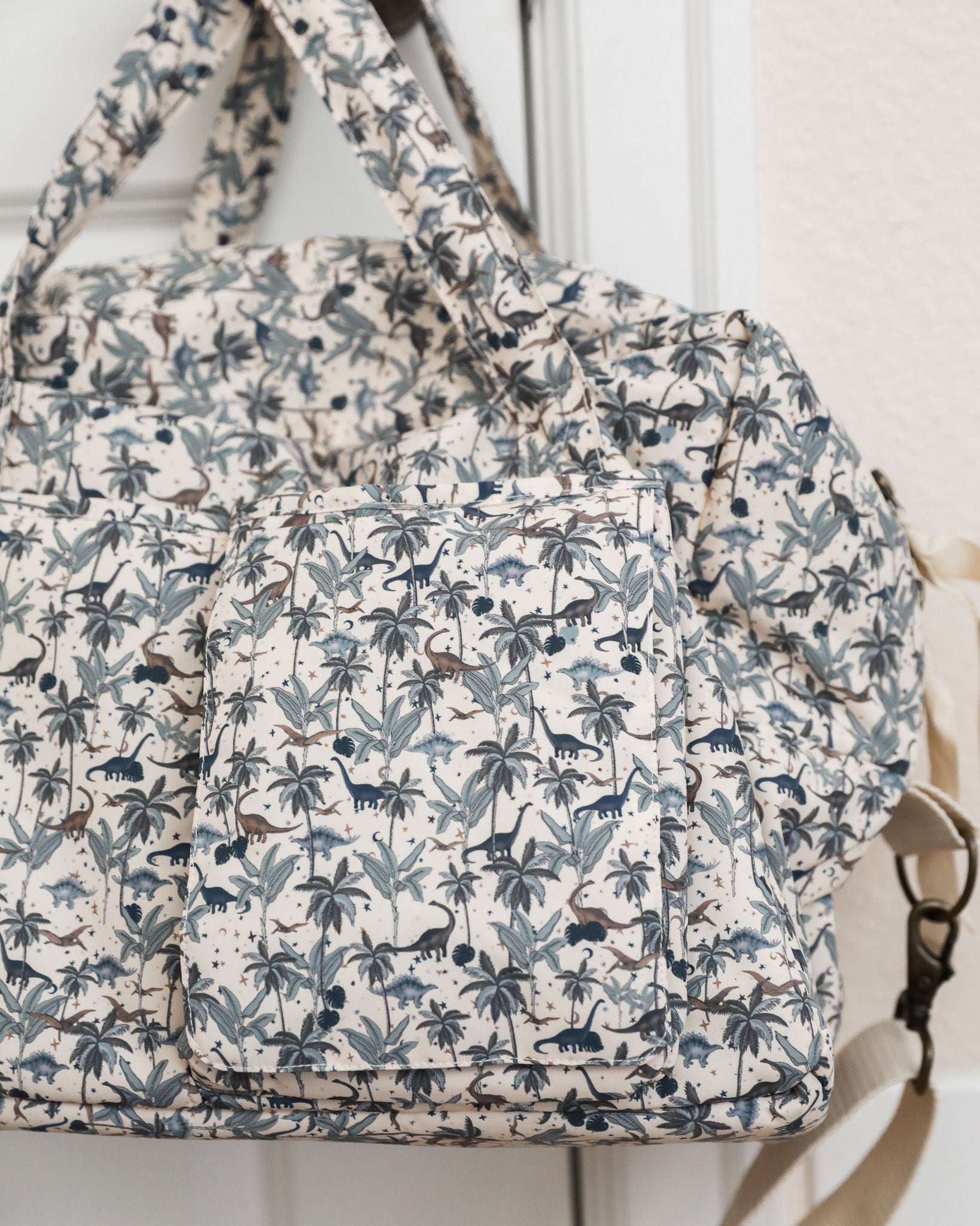 ALL YOU NEED Diaper Bag - Dino Blue Rich text editor