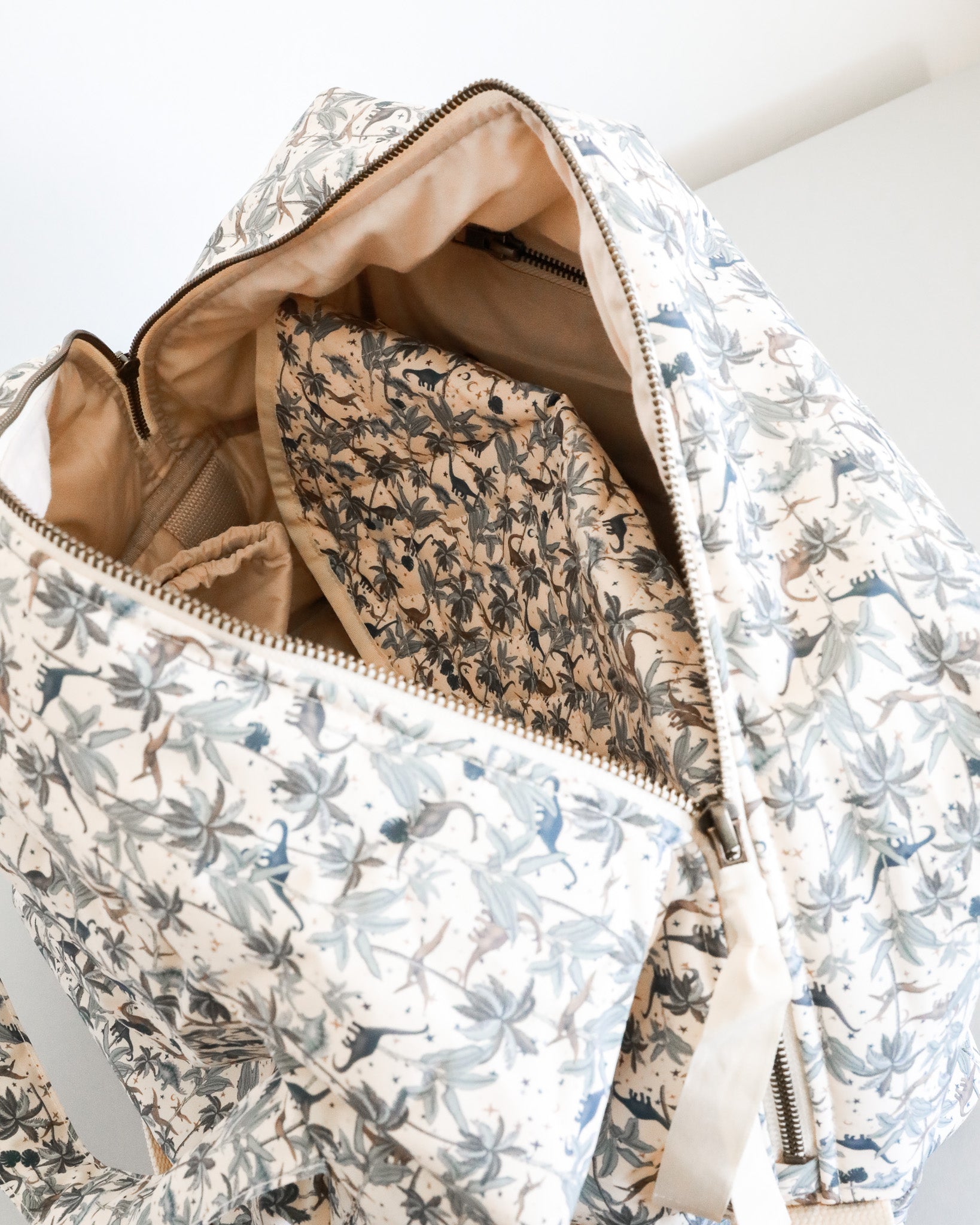 ALL YOU NEED Diaper Bag - Dino Blue Rich text editor