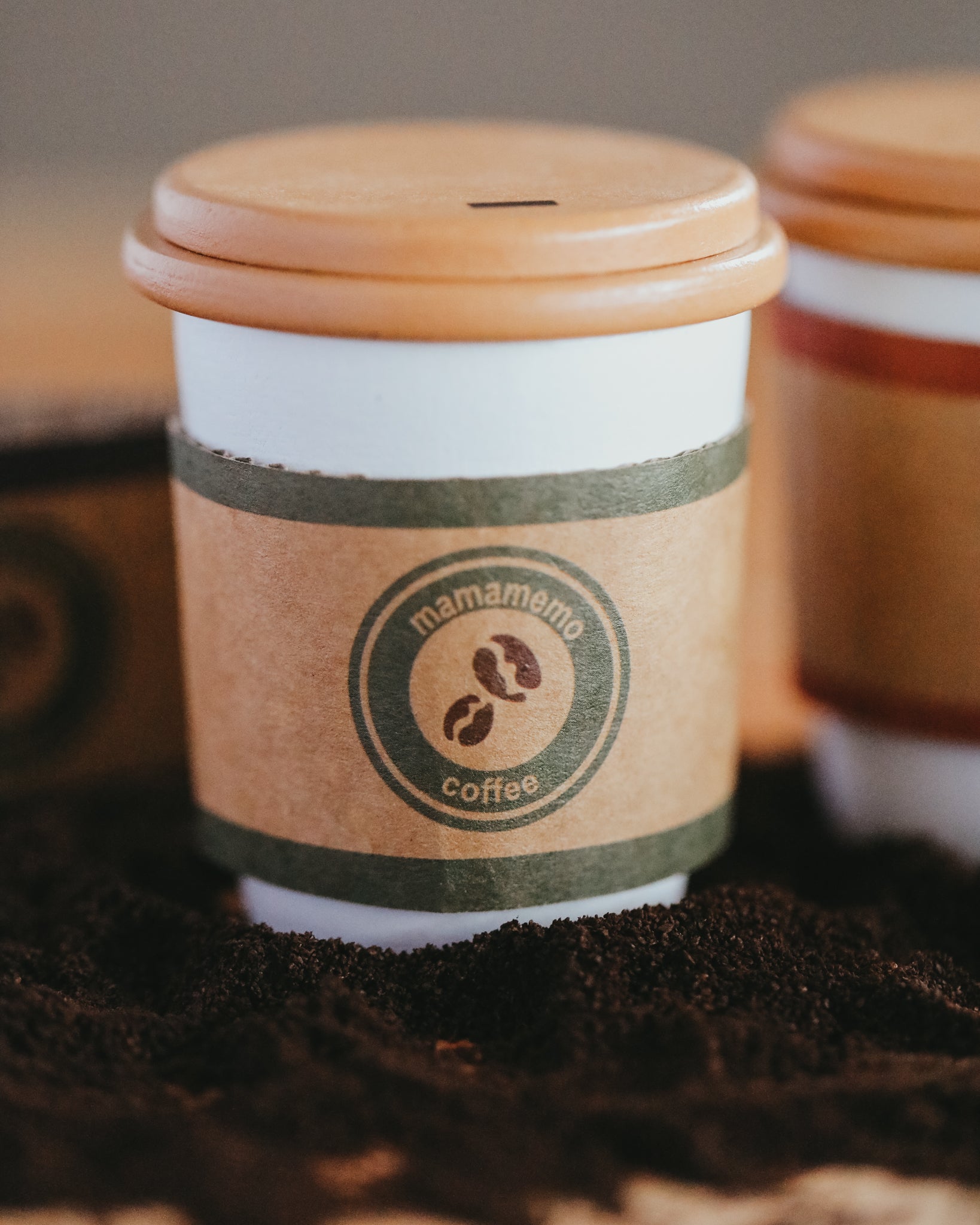 Wooden To-Go Coffee Playset