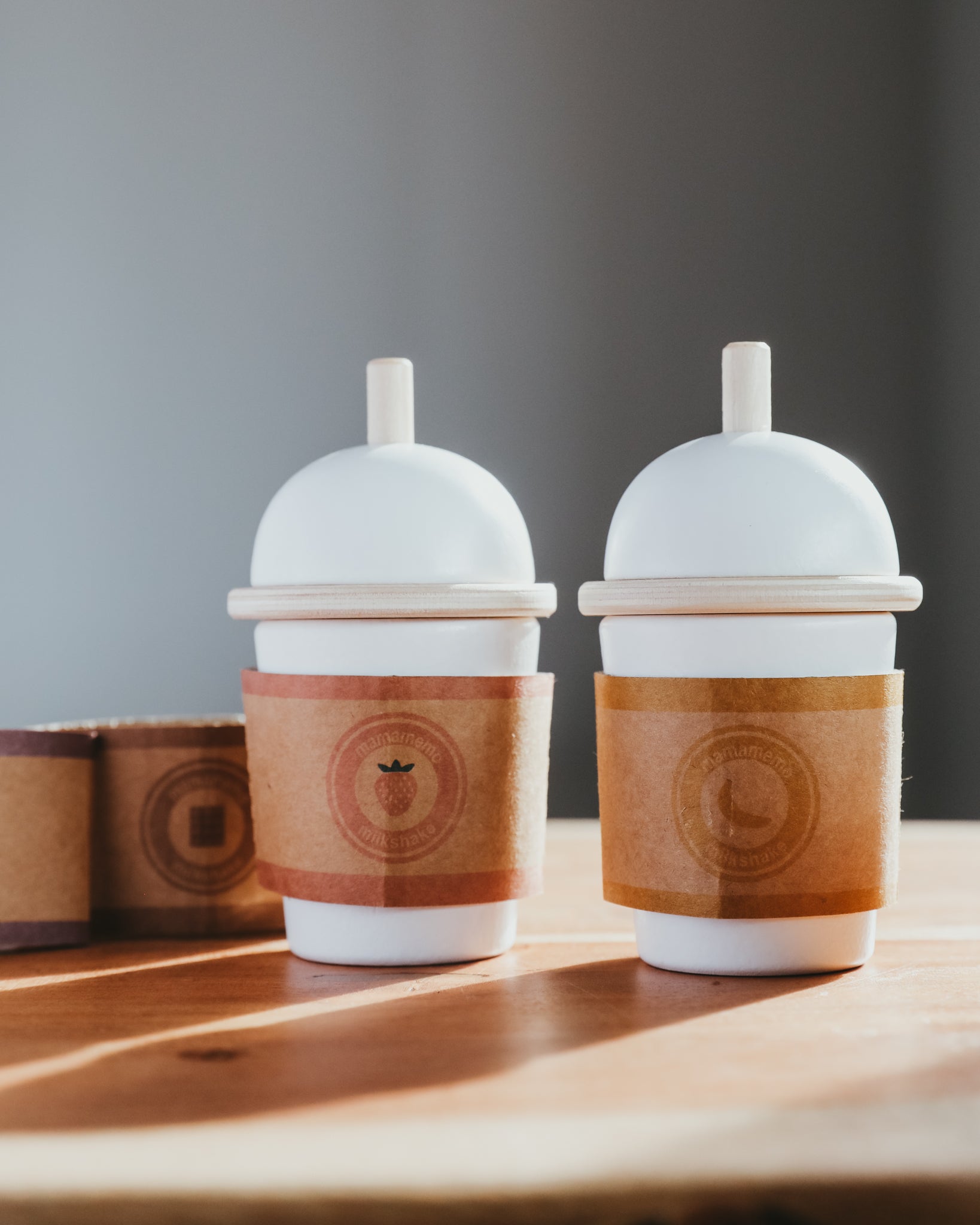 Wooden To-Go Milkshake Playset