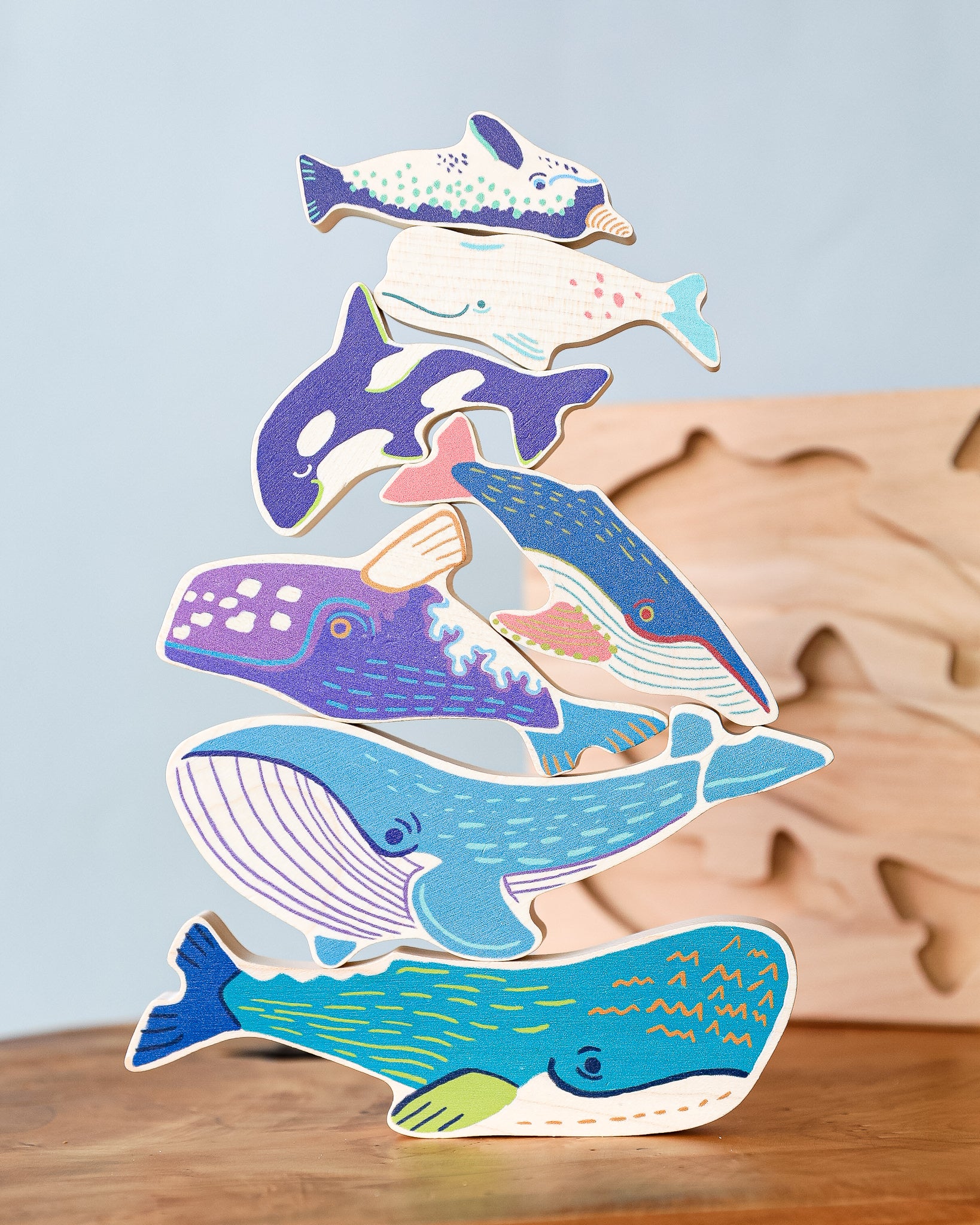 BAJO | Whale Wooden Puzzle