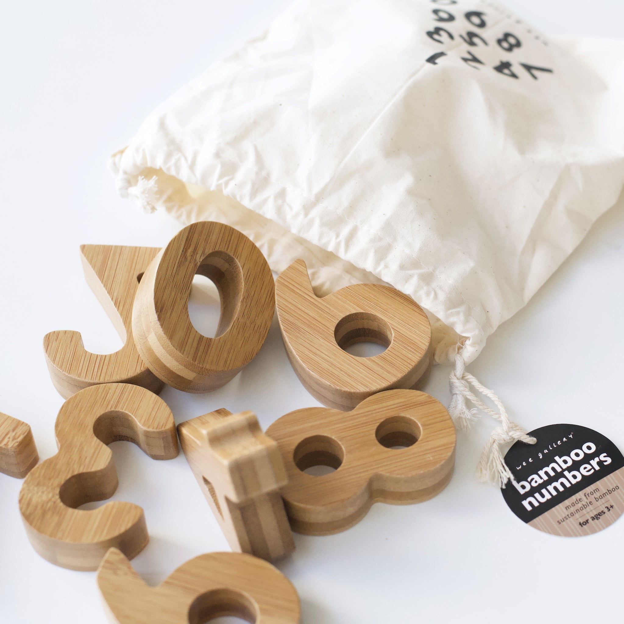 Bamboo 0-9 Numbers