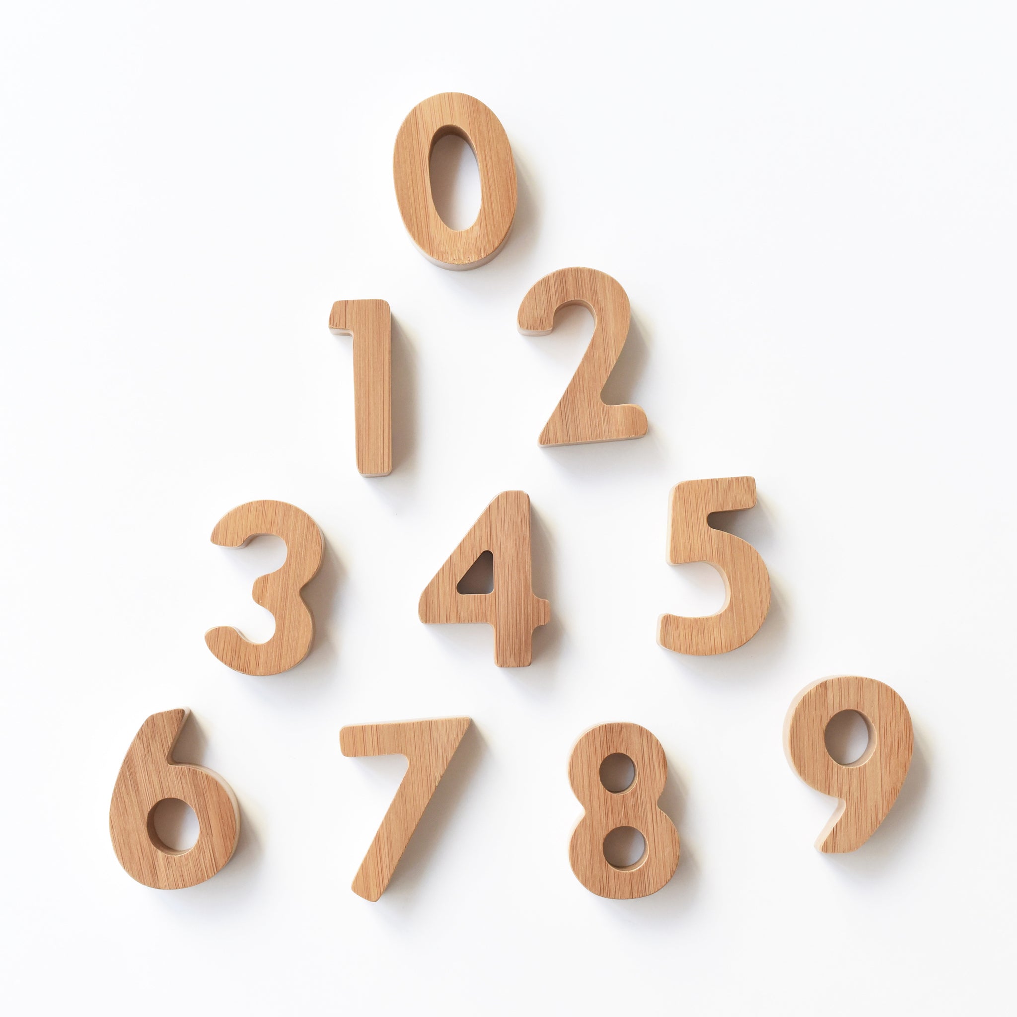 Bamboo 0-9 Numbers