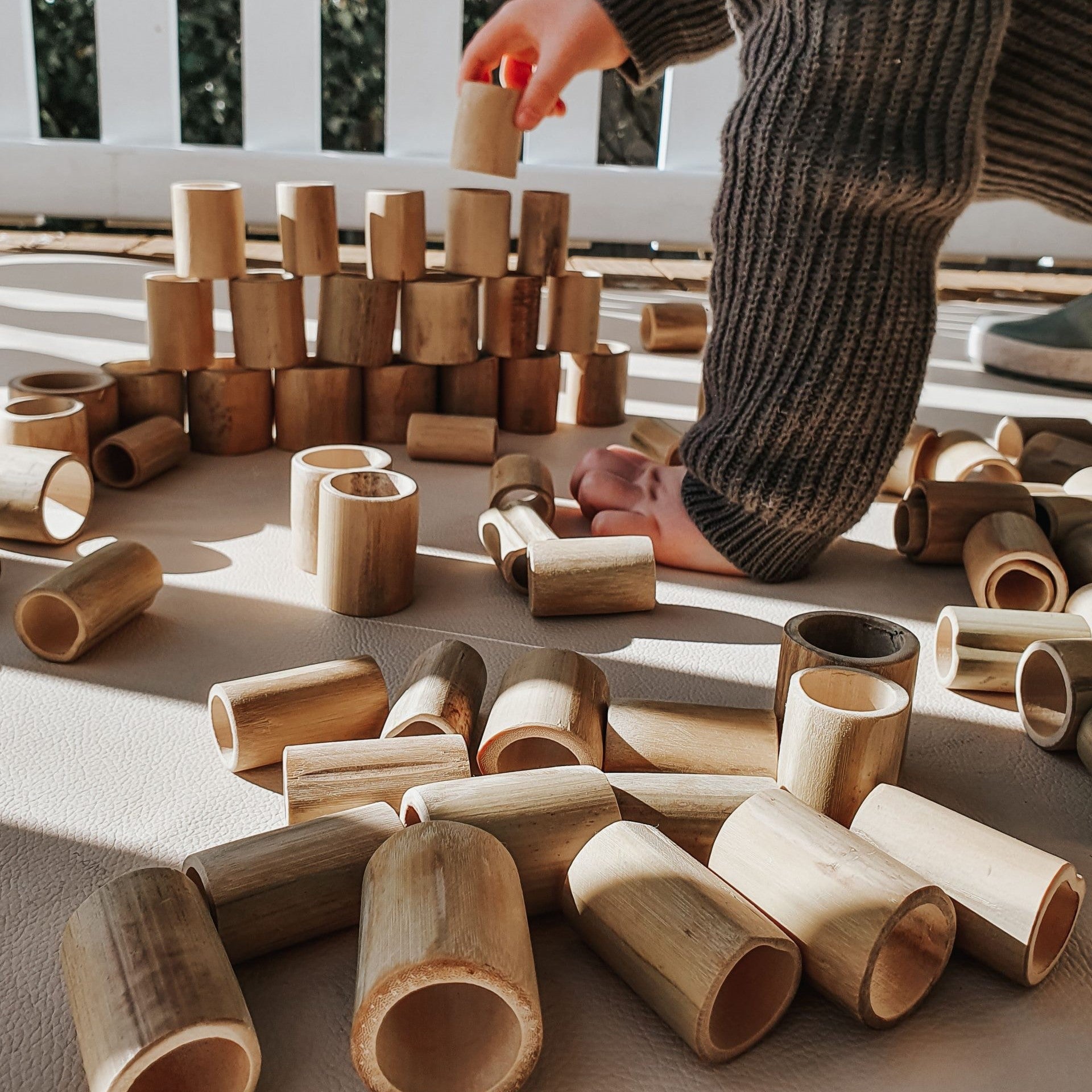 Bamboo Balancing Play set (100 pieces)