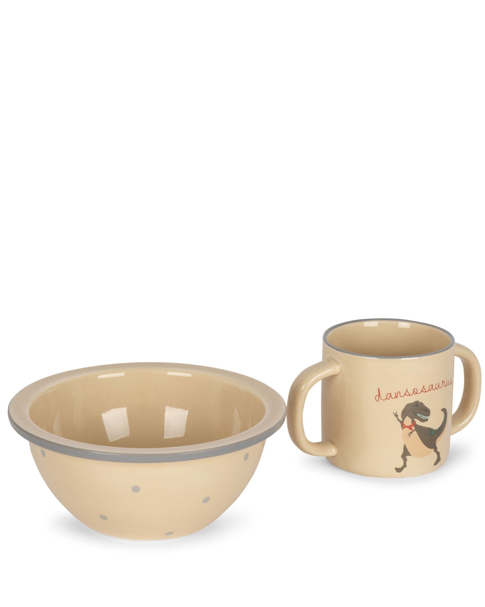 HOLIDAY EDITION Ceramic Bowl & Cup Set - Dansosaurus