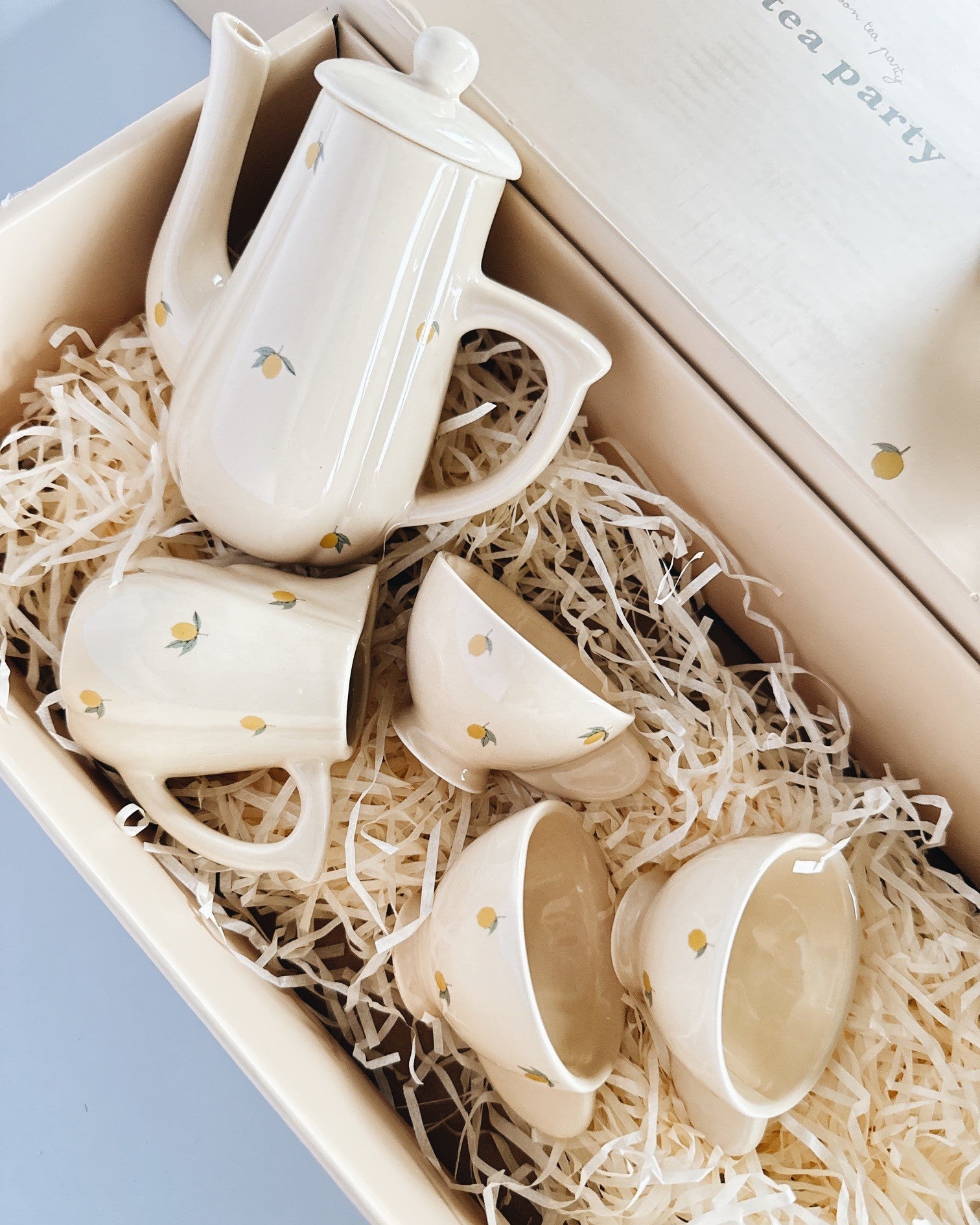 Ceramic Tea Play Set - Lemon