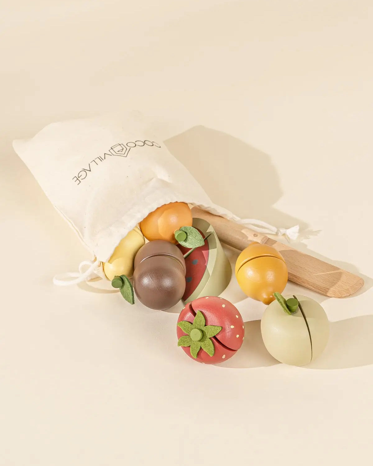 Coco Village | Wooden Fruits Playset