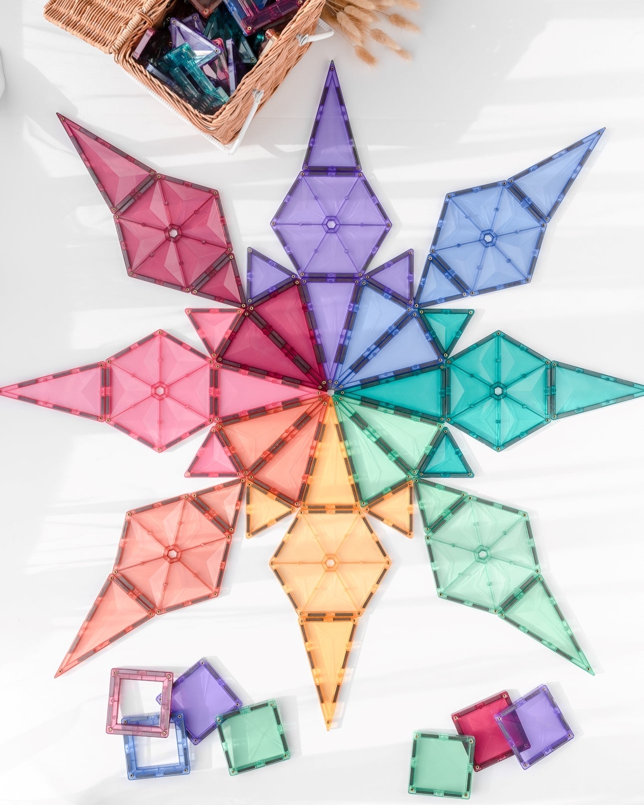 Connetix Tiles PASTEL 40 Piece Geometry Pack