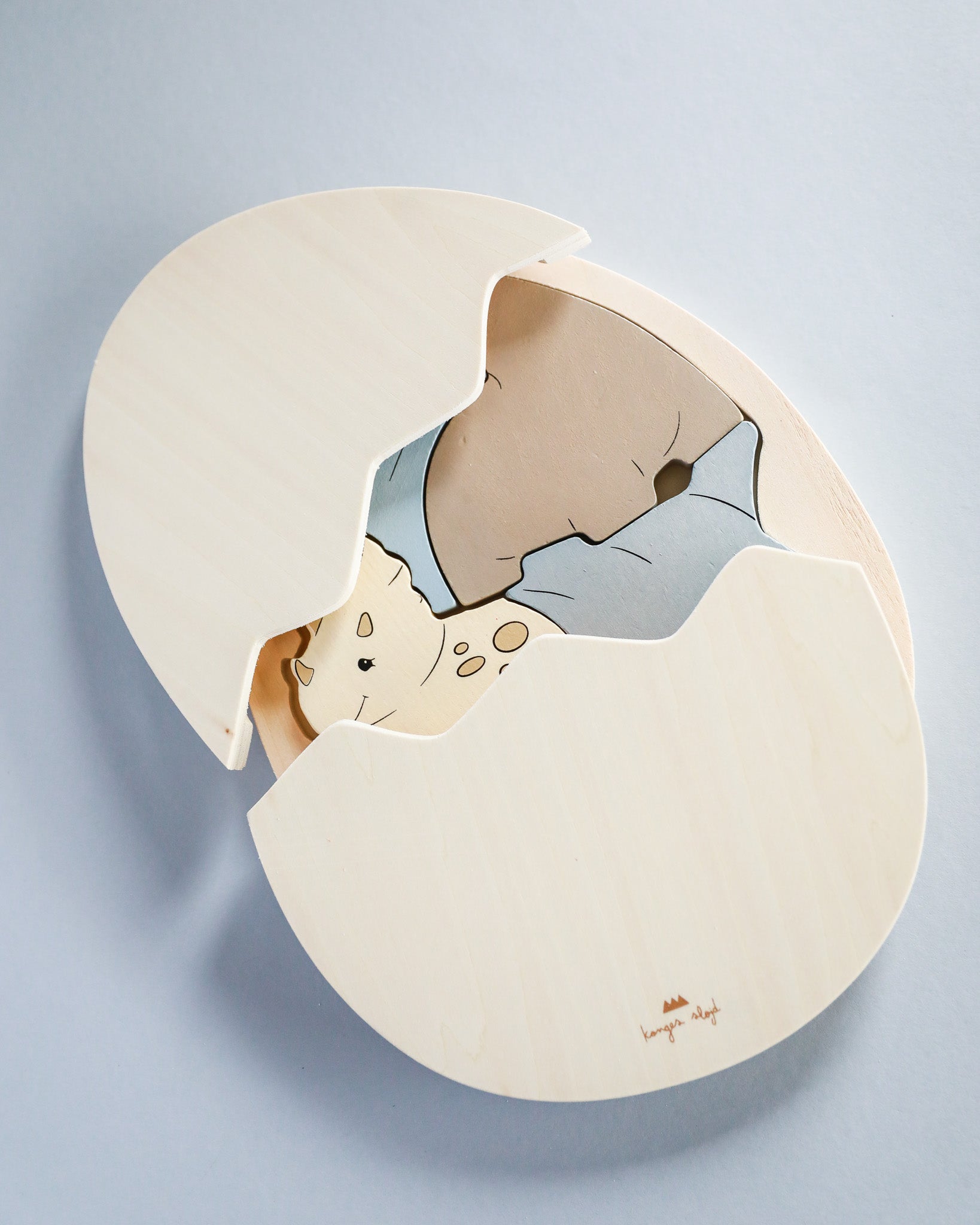 Dinosaur Egg Wooden Puzzle