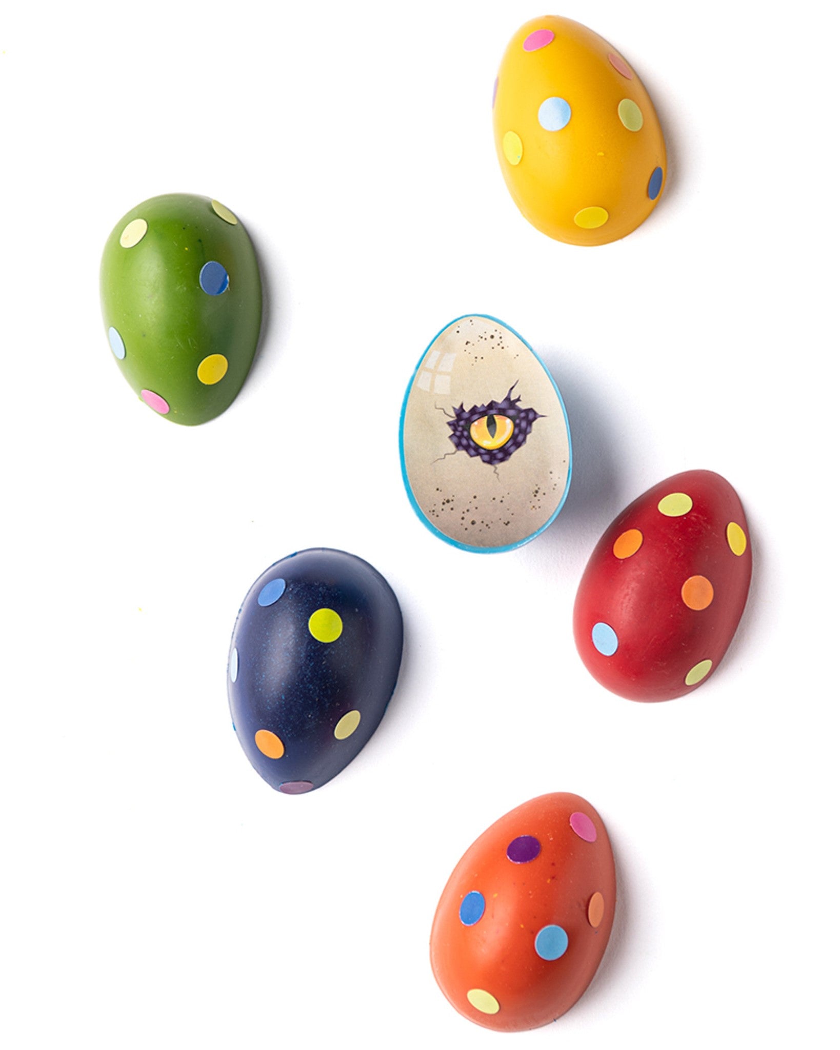 Dinosaur Eggs Beeswax Crayons (set of 6)