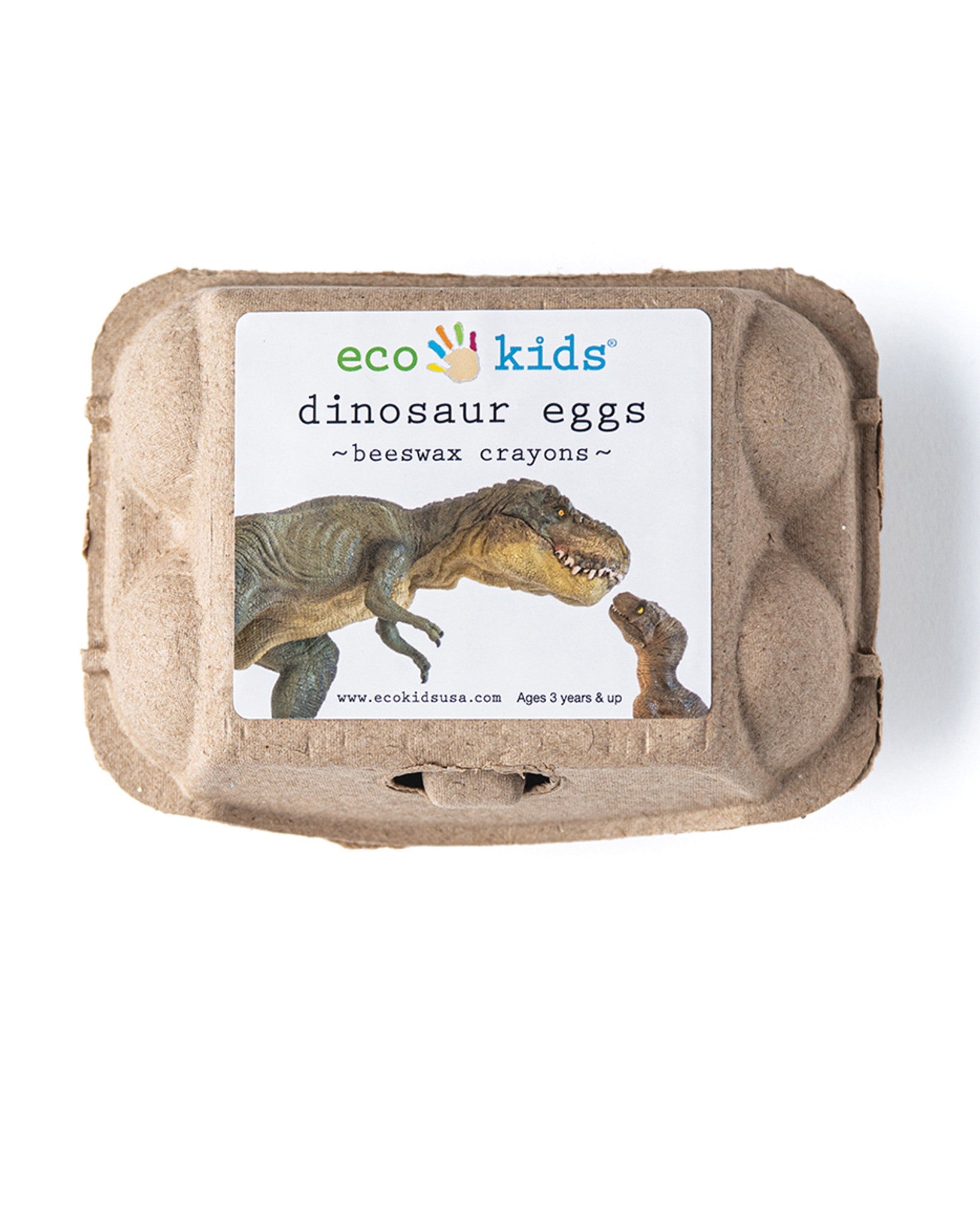 Dinosaur Eggs Beeswax Crayons (set of 6)