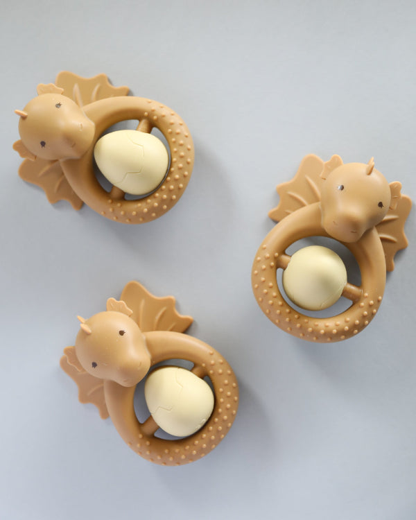 Dragon Egg Teether - Almond