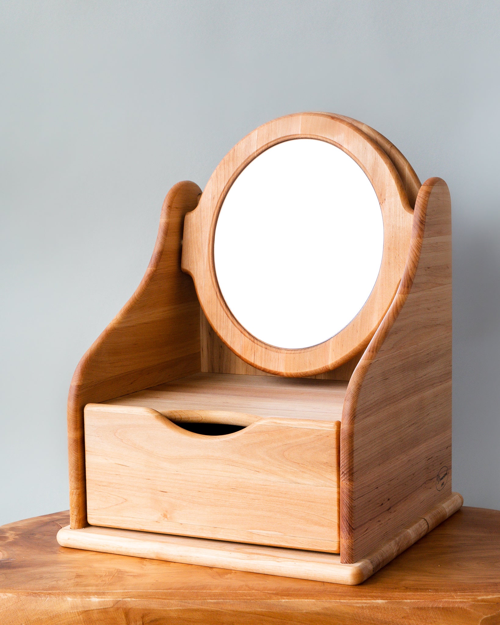 Wooden Toy Vanity Table - Natural