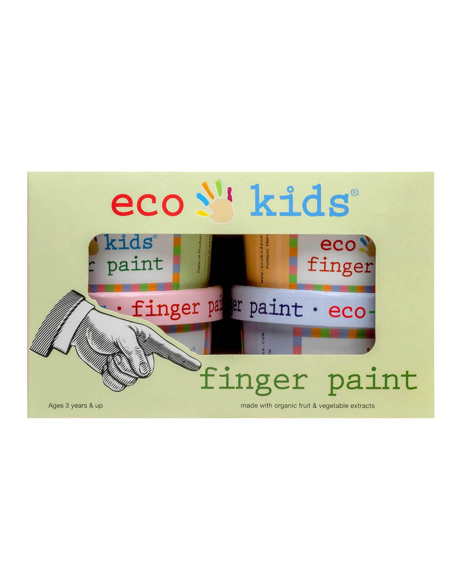 Eco Finger Paint (set of 4 colors)