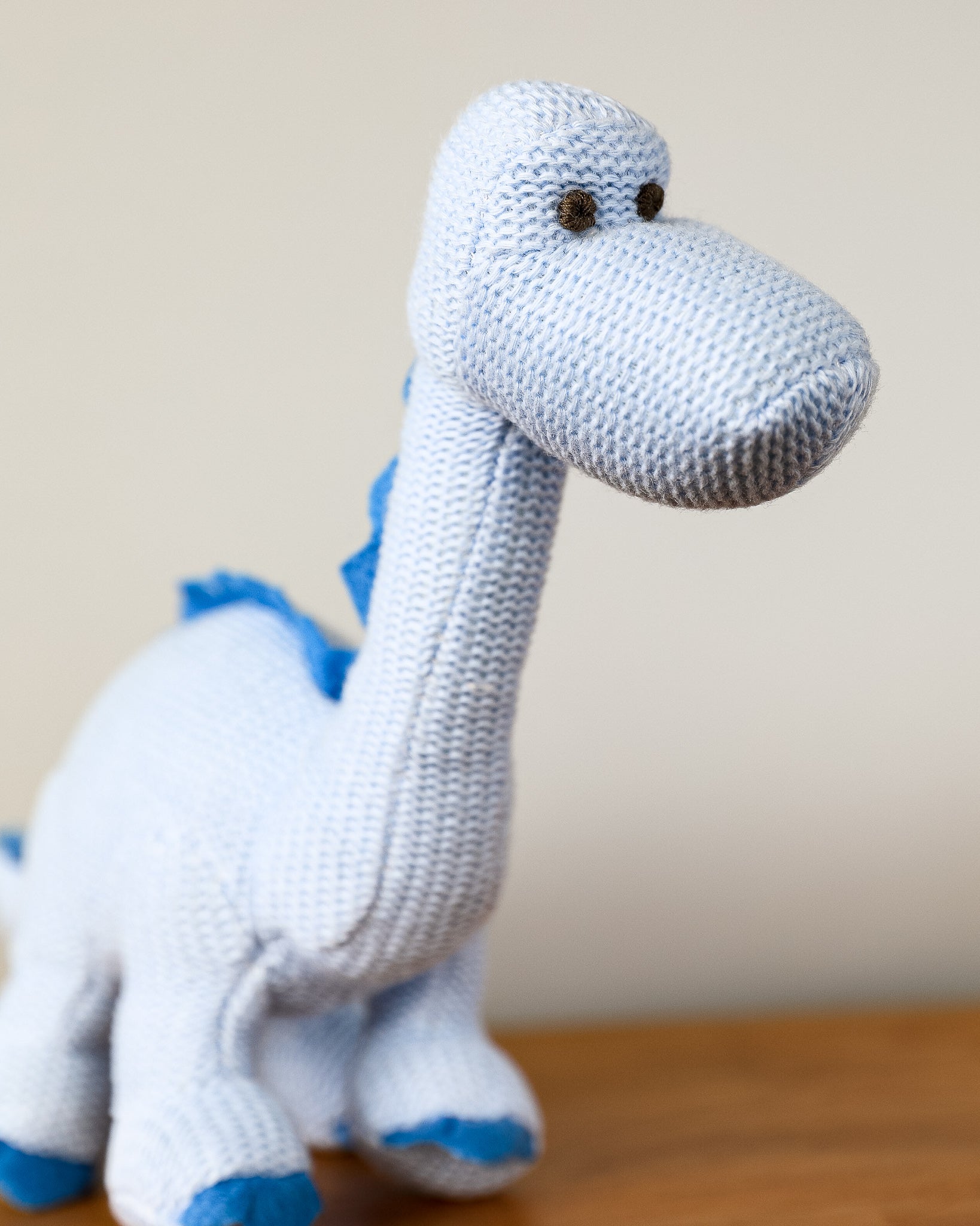 Hand-made Diplodocus Dinosaur Rattle