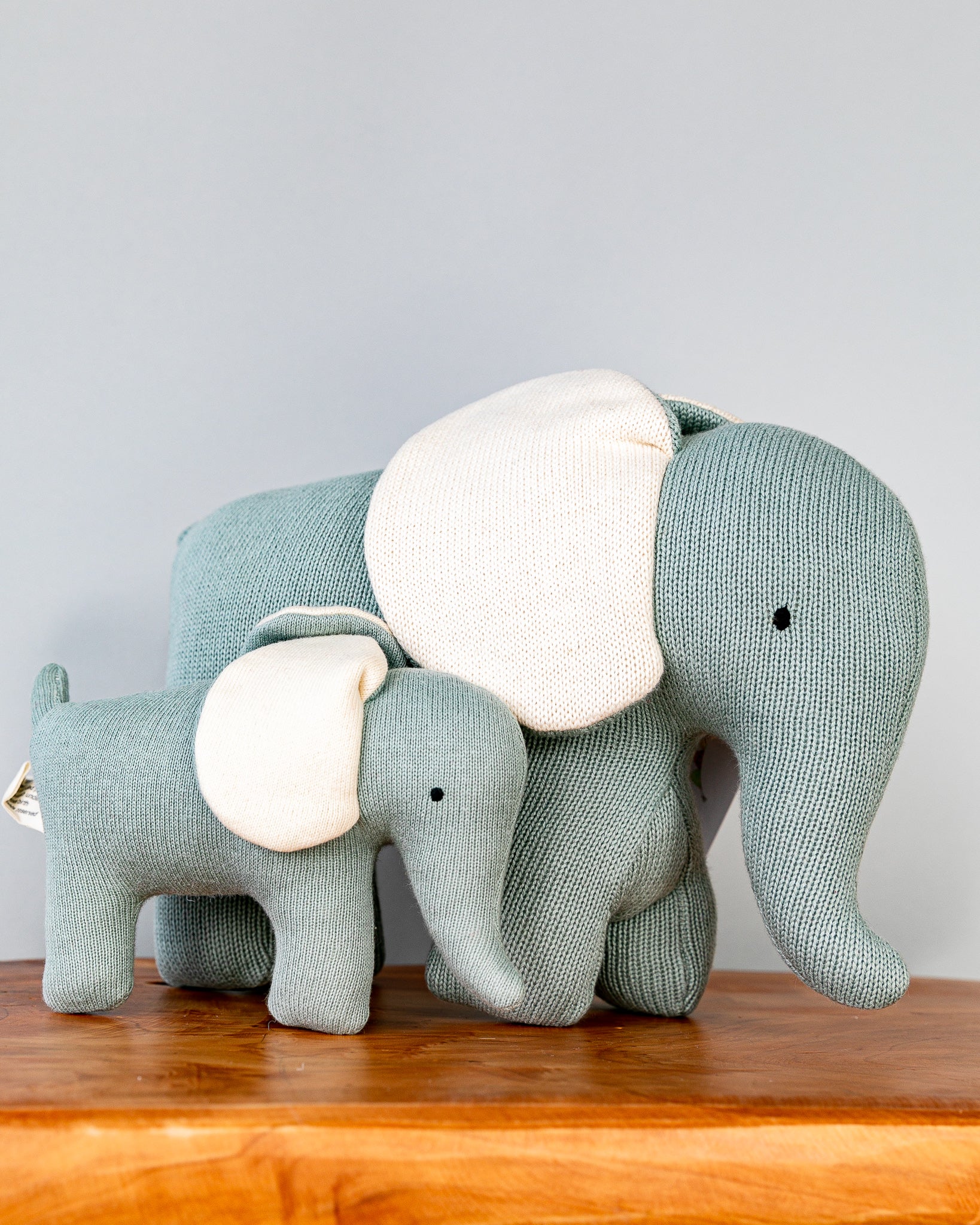 Hand-made Elephant Toy | Teal