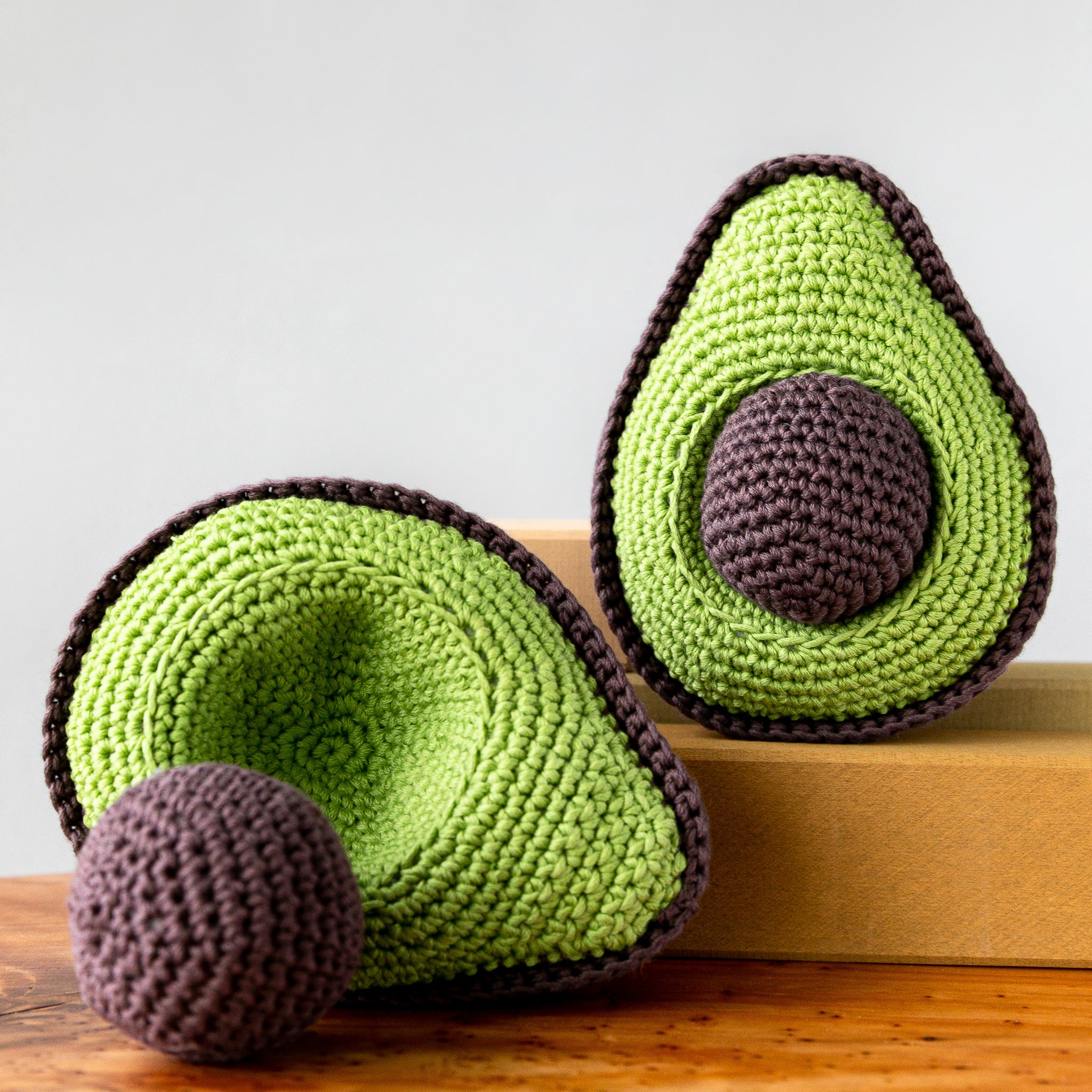 Handmade Avocado Rattle, Play Food