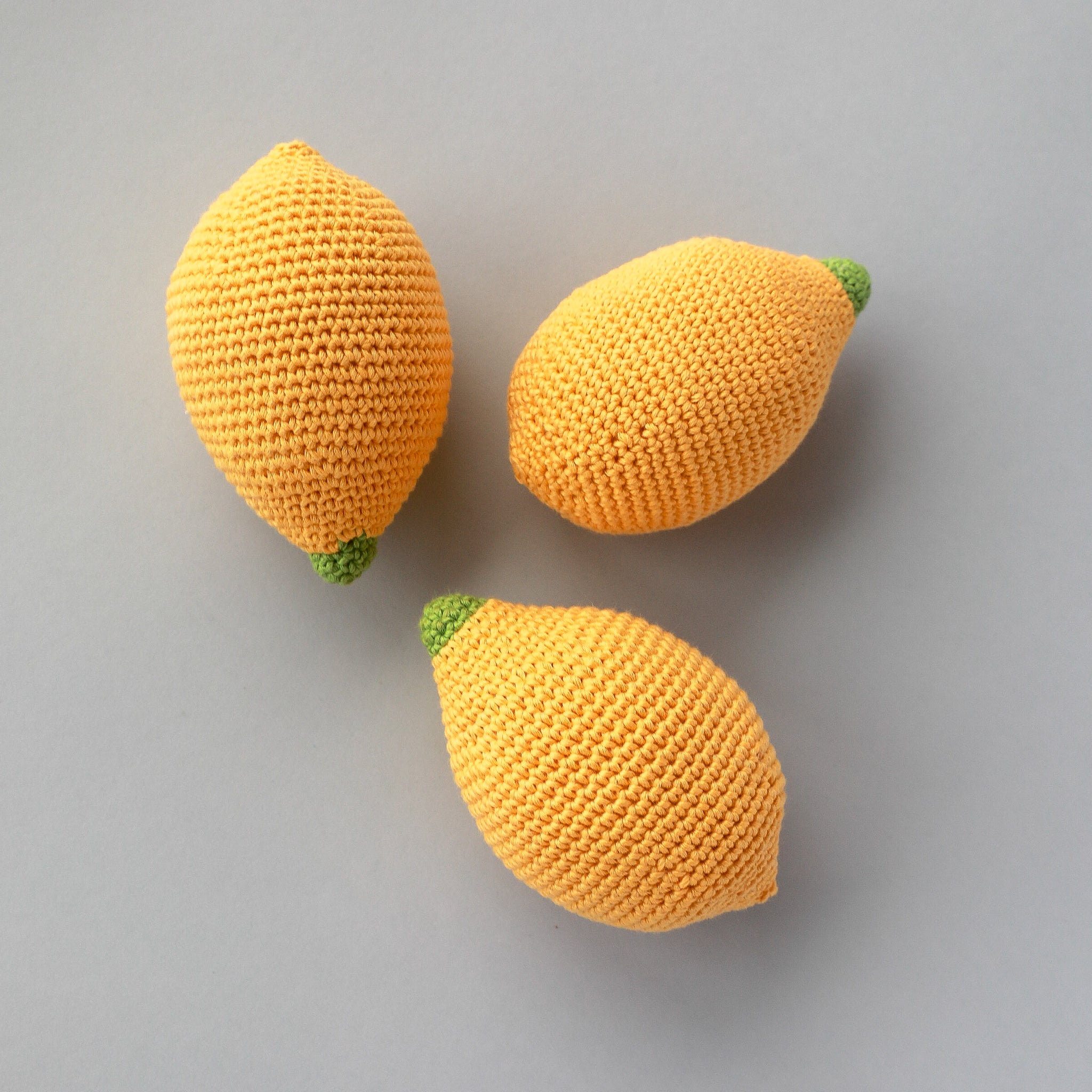 Handmade Lemon Rattle, Play Food