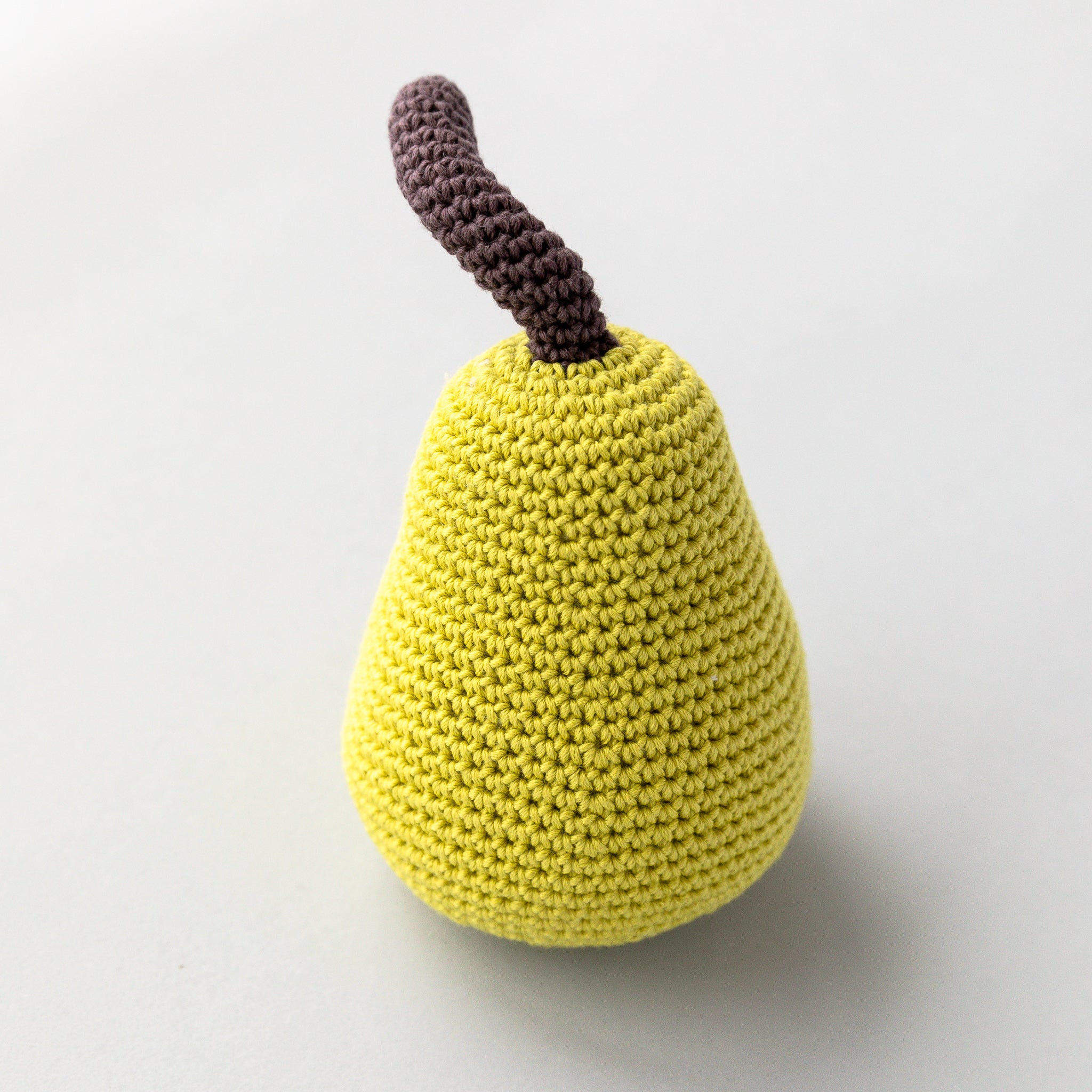 Handmade Pear Rattle, Play Food