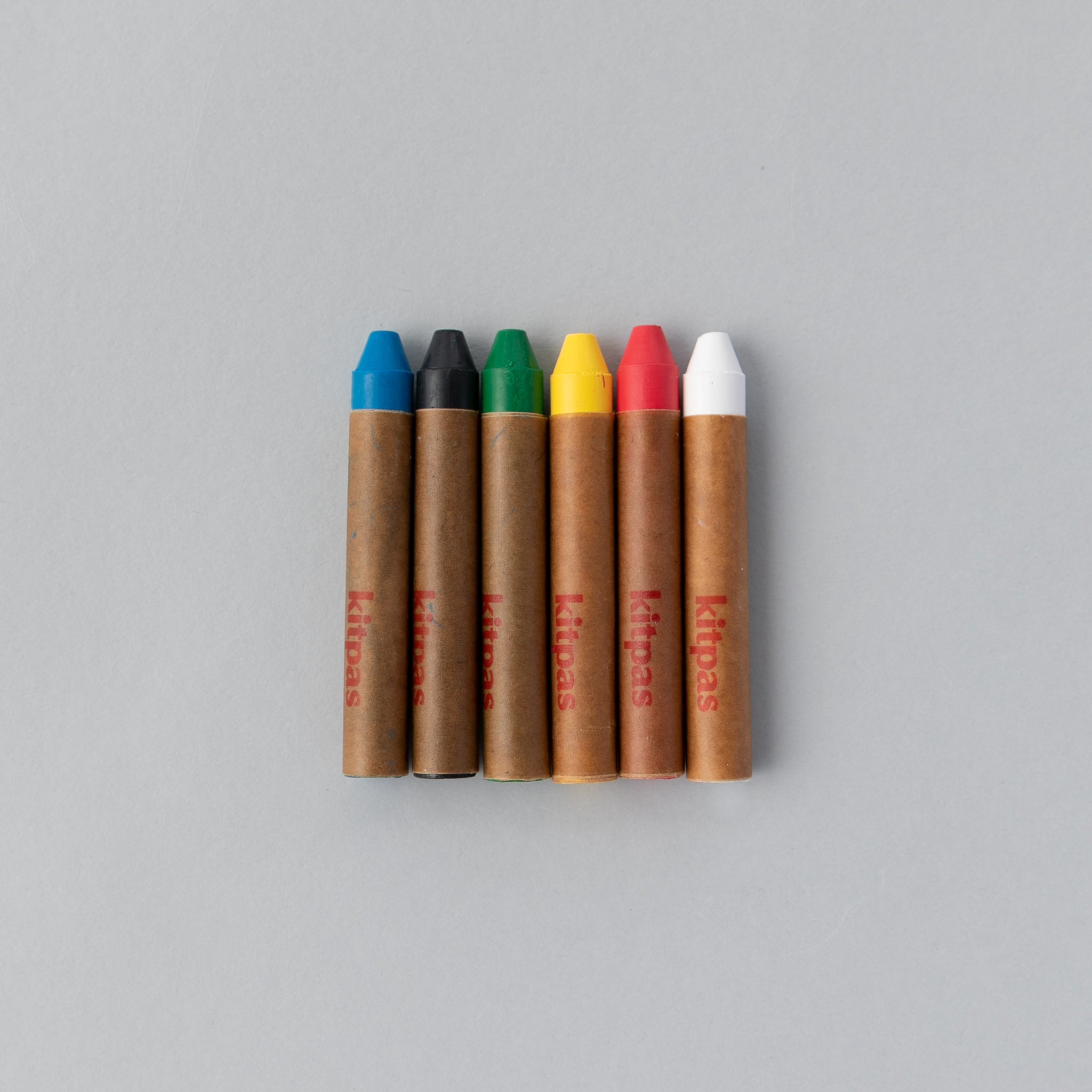 Kitpas Medium Art Stick Crayons - 6 colors