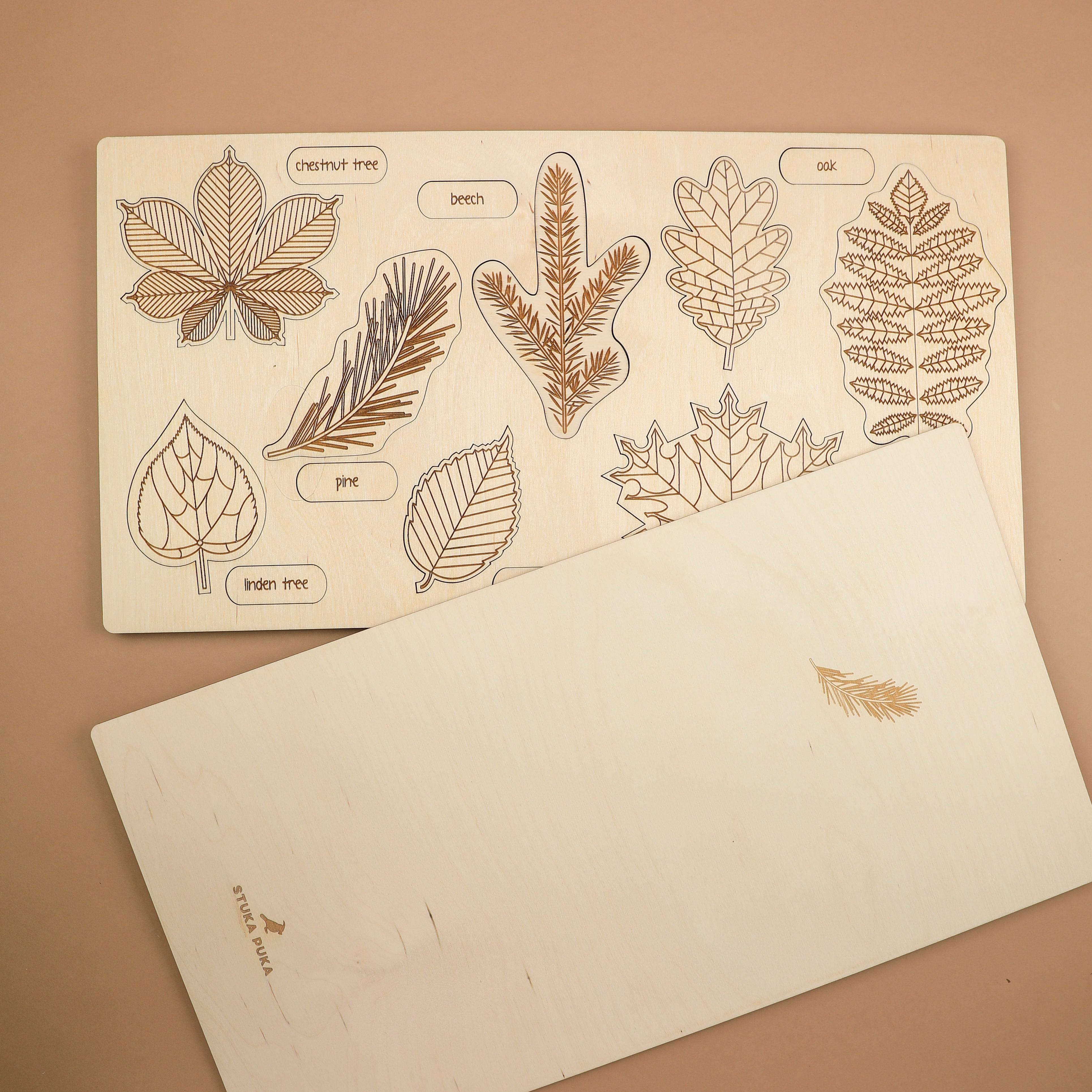 Leaf Wooden Puzzle (24 elements)