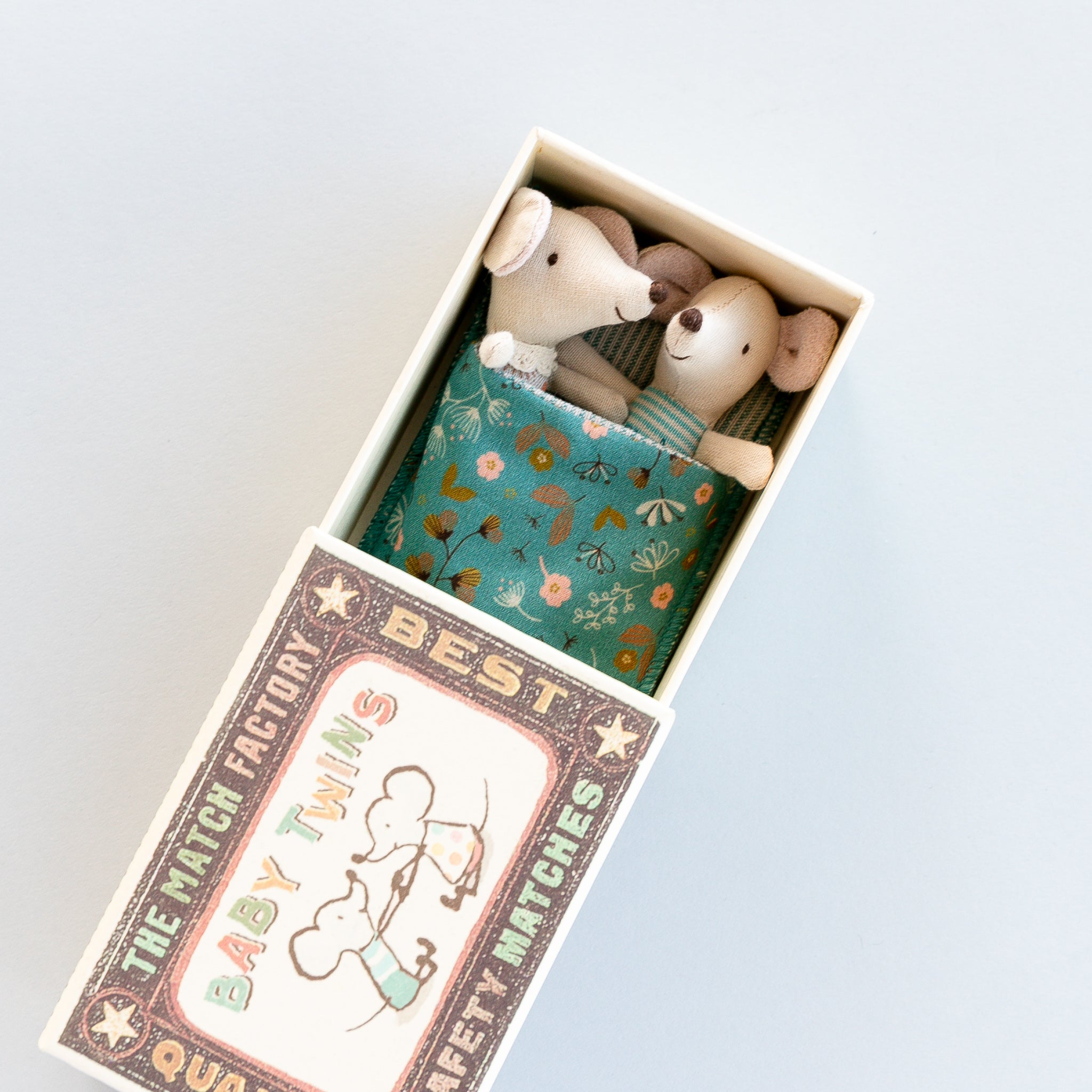Maileg Baby Mice Twins in Box