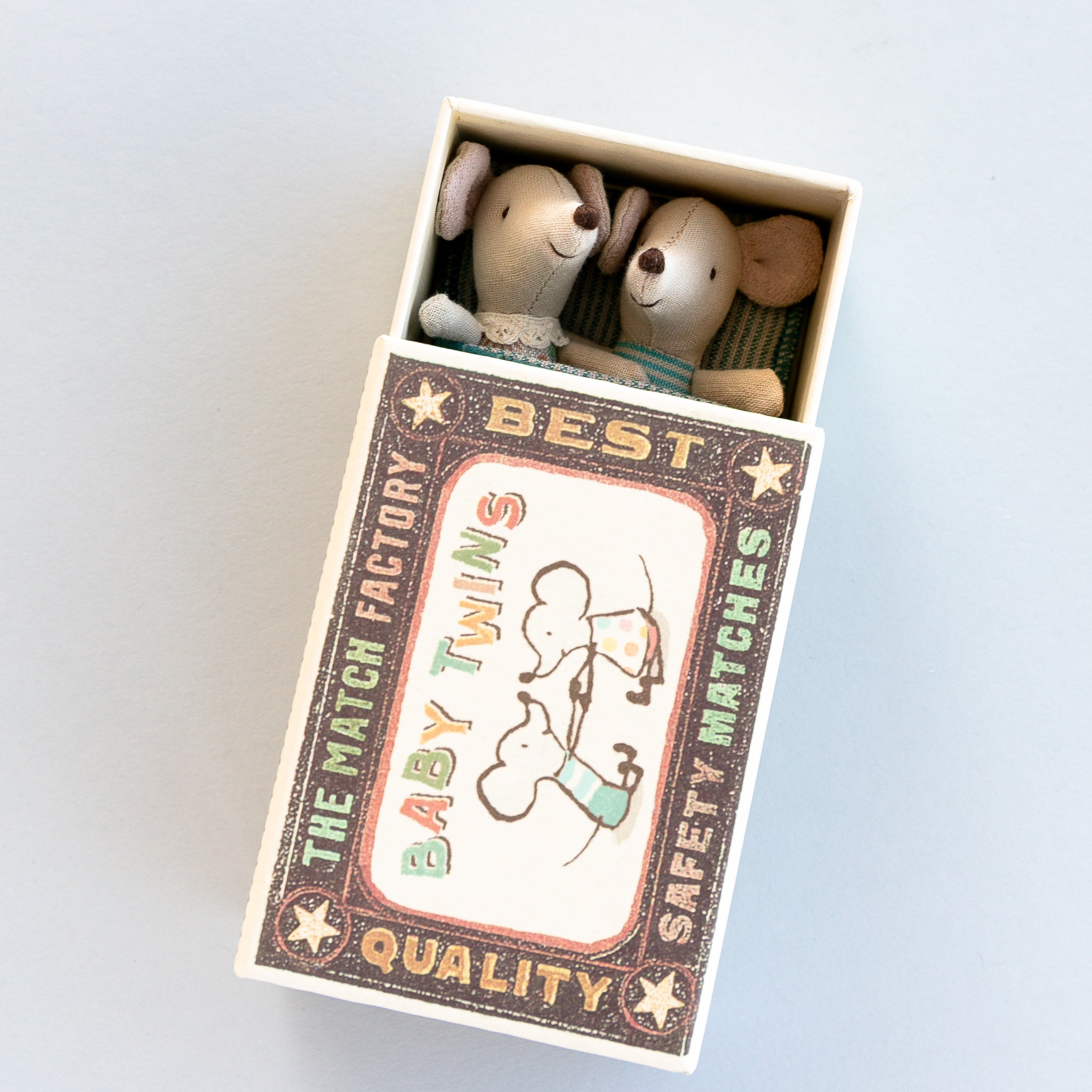 Maileg Baby Mice Twins in Box