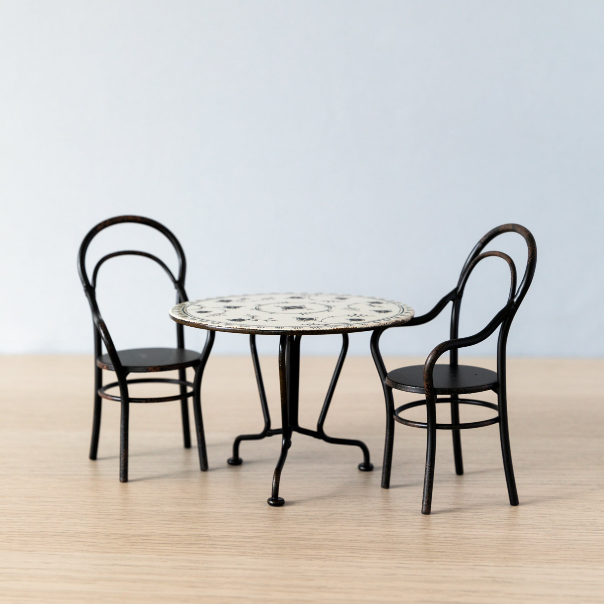 Maileg Dining Table Set with 2 Chairs