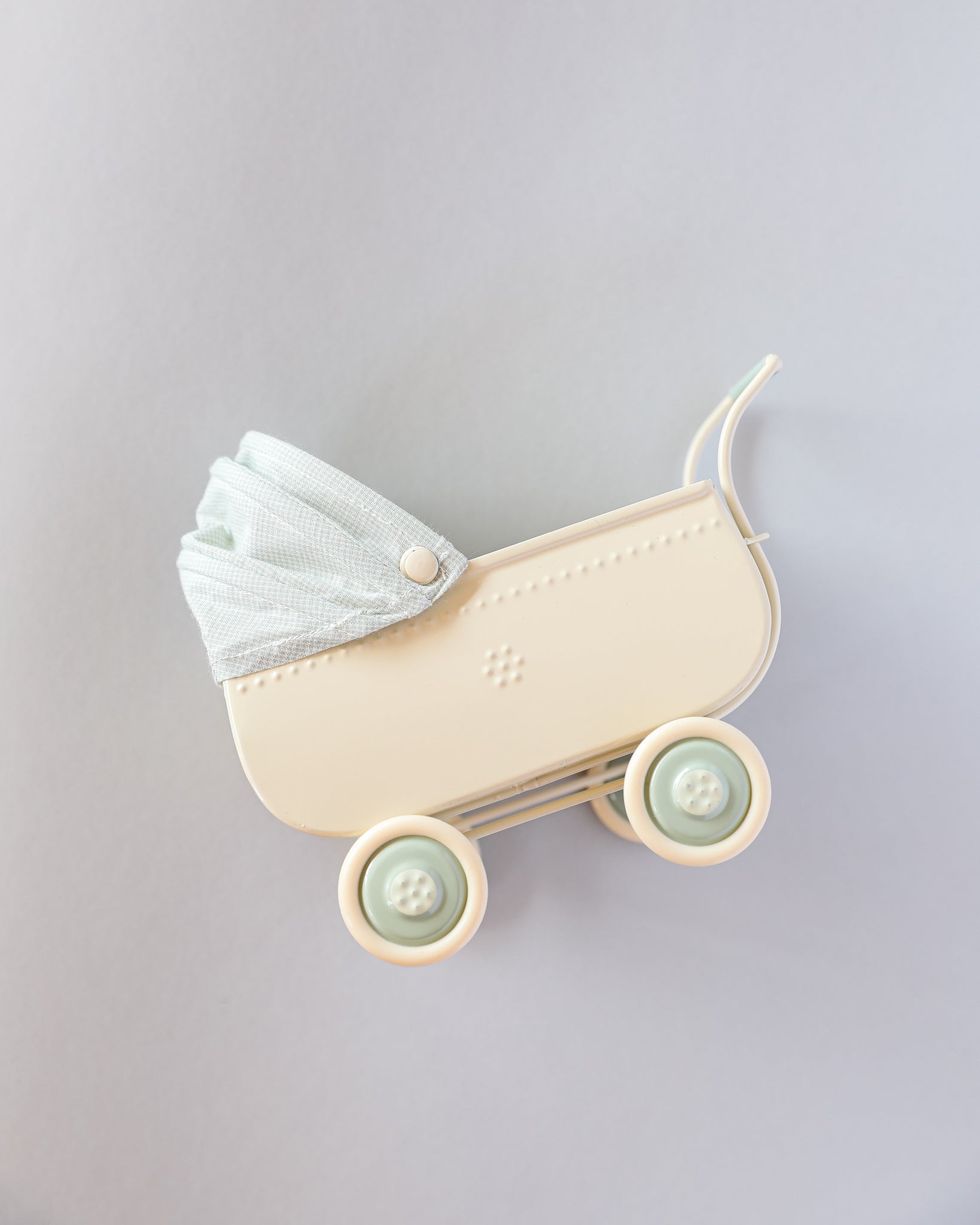 Maileg | Miniature Pram, Micro - Blue