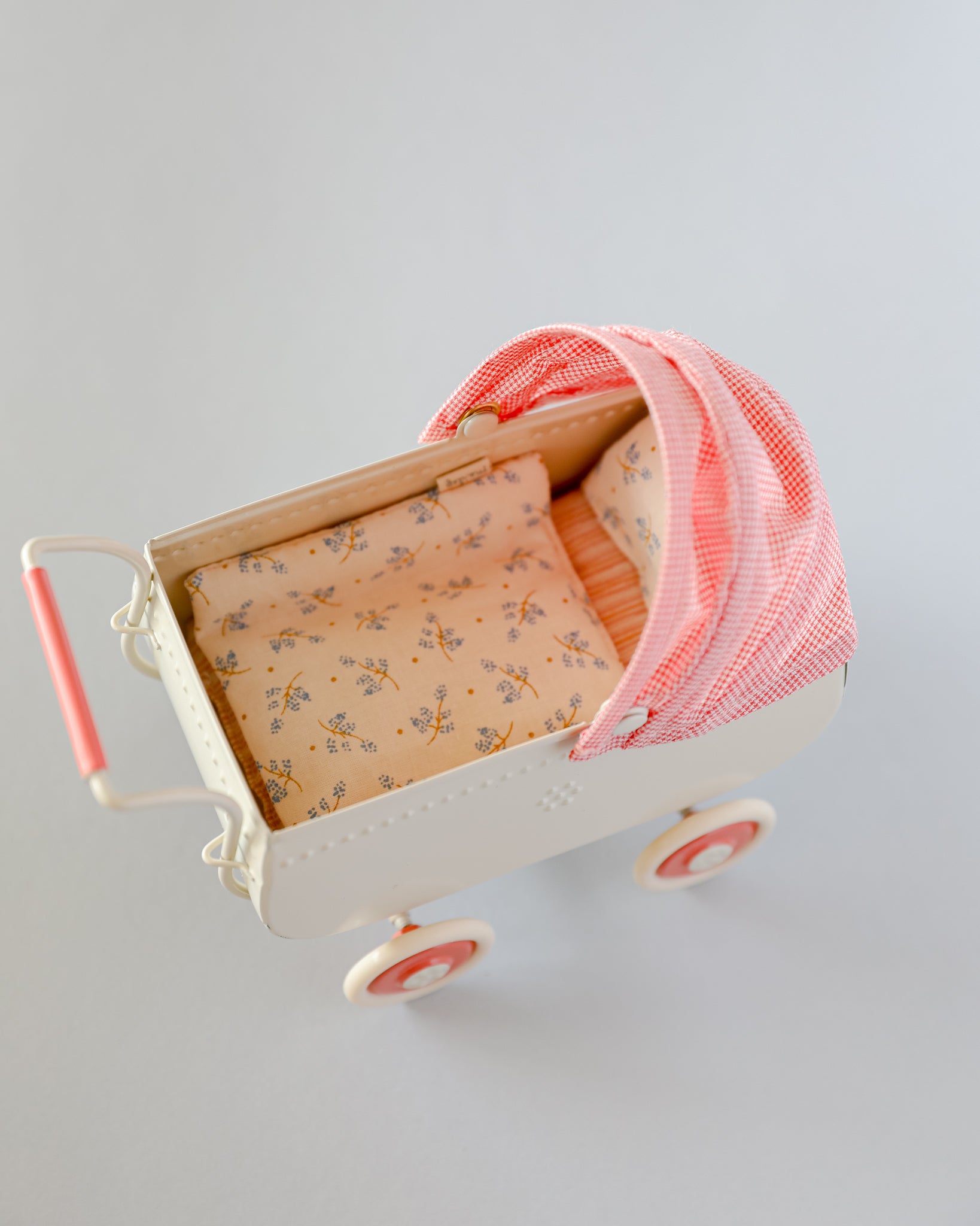 Maileg | Miniature Pram, Micro - Coral