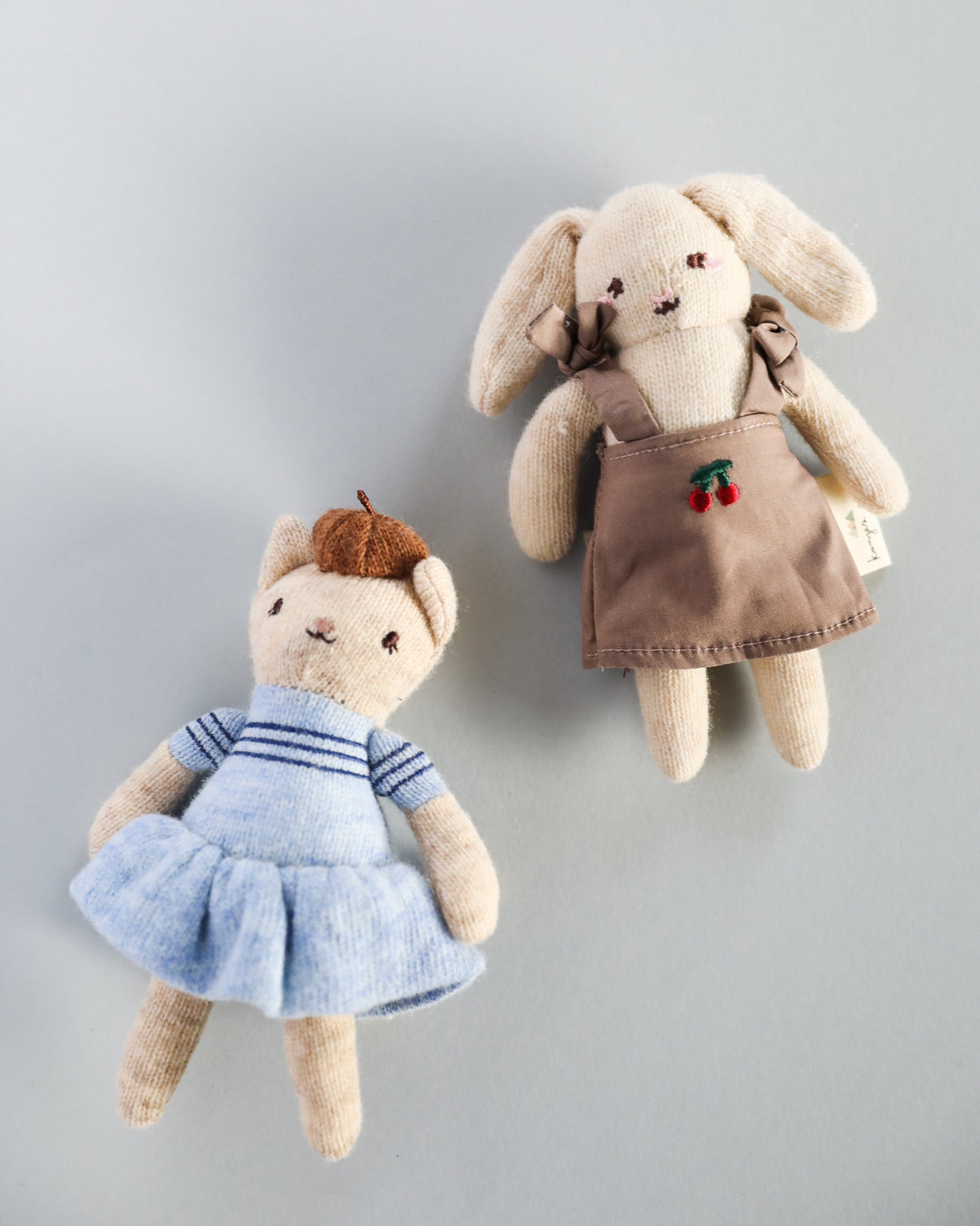Mini Hand-Knit Kitty Friends (Pack of 2)