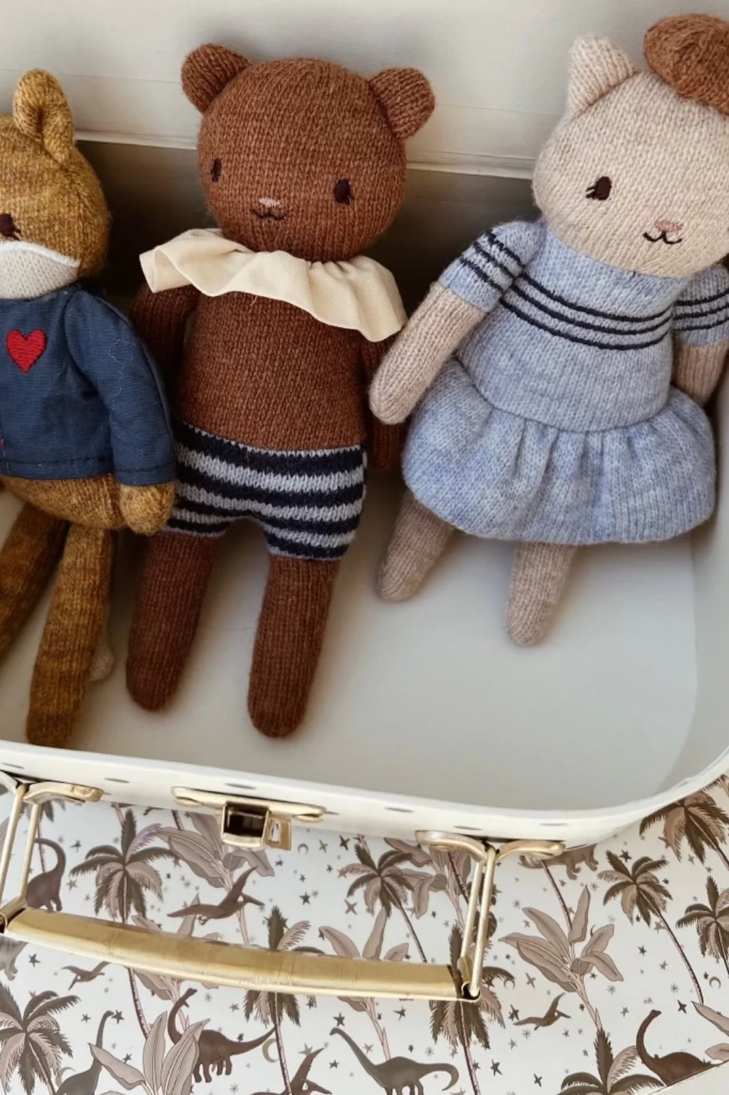 Mini Hand-Knit Kitty Friends (Pack of 2)