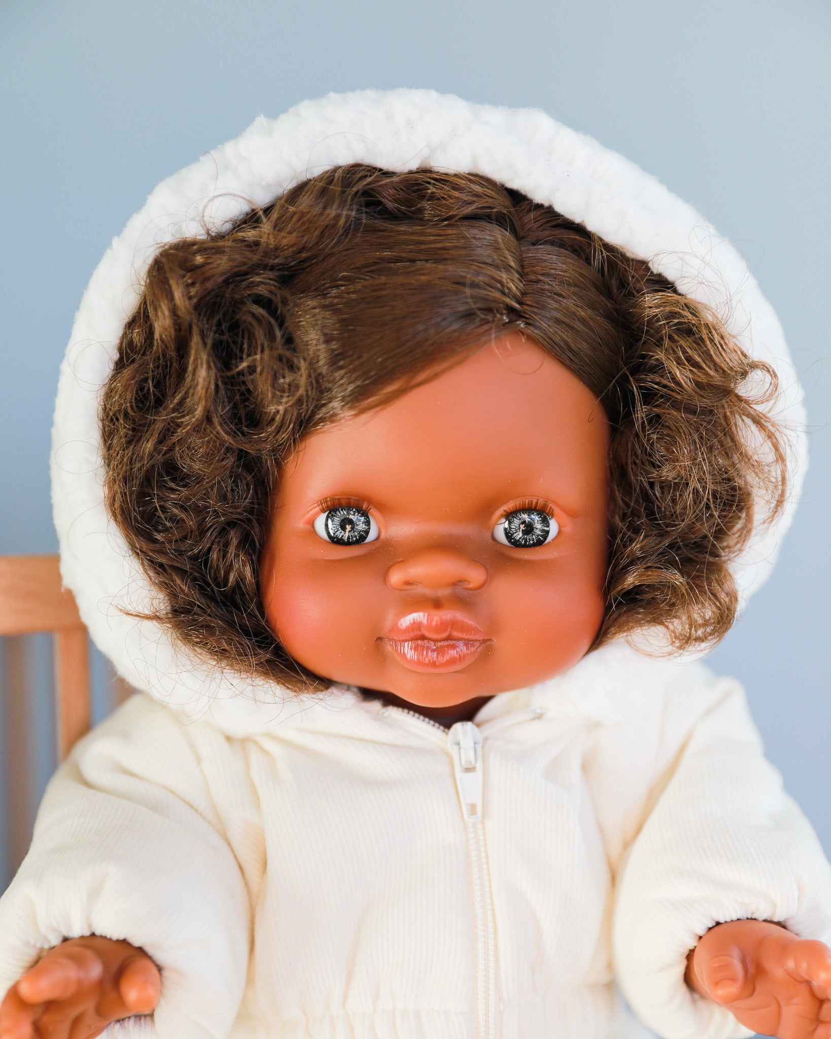 Minikane Doll Clothes | Baby Doll Snowsuit - White