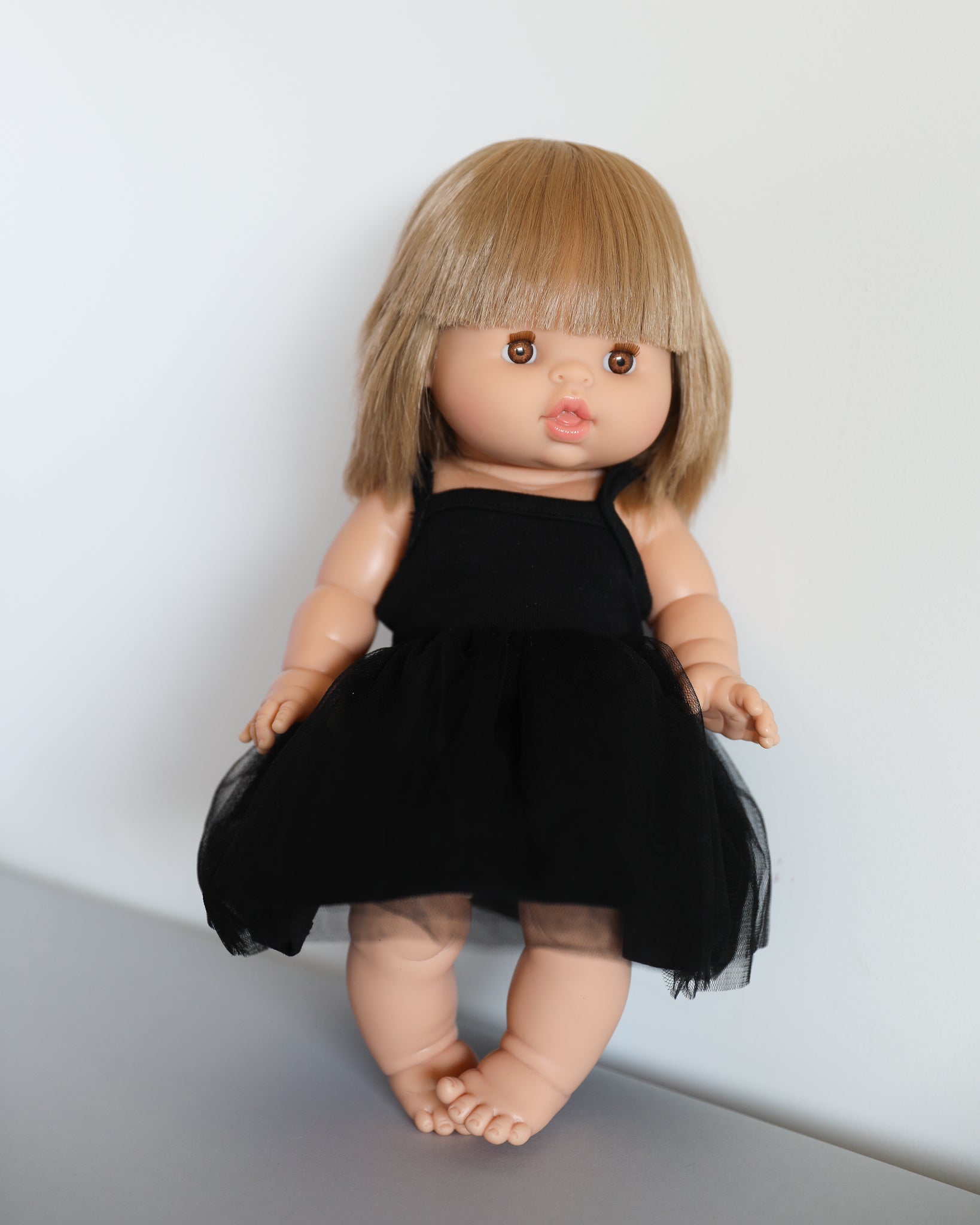 Minikane Doll Clothes | Baby Doll Tutu Dress (Black)