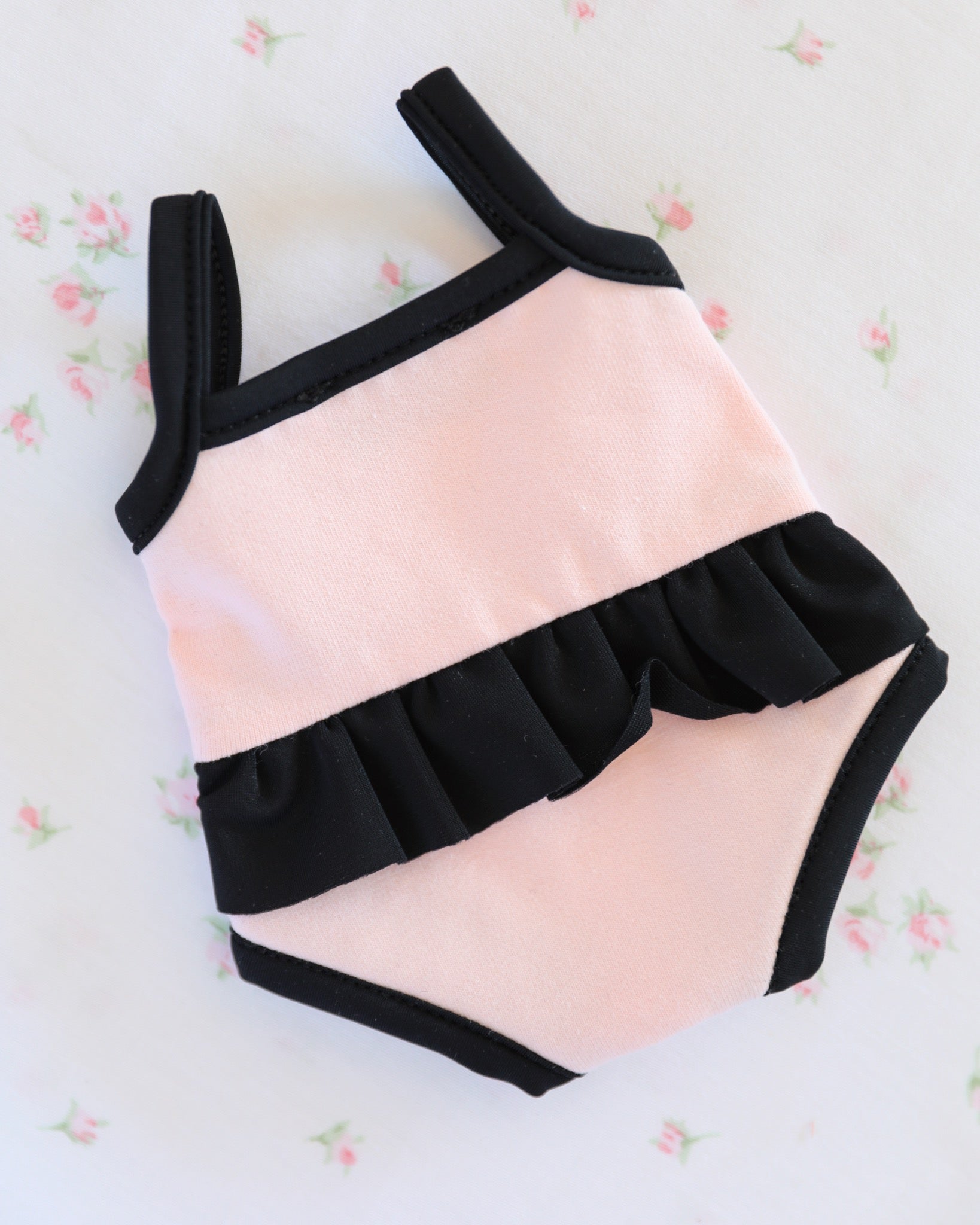 Minikane Doll Clothes | Doll Swimsuit (Pastel Pink)