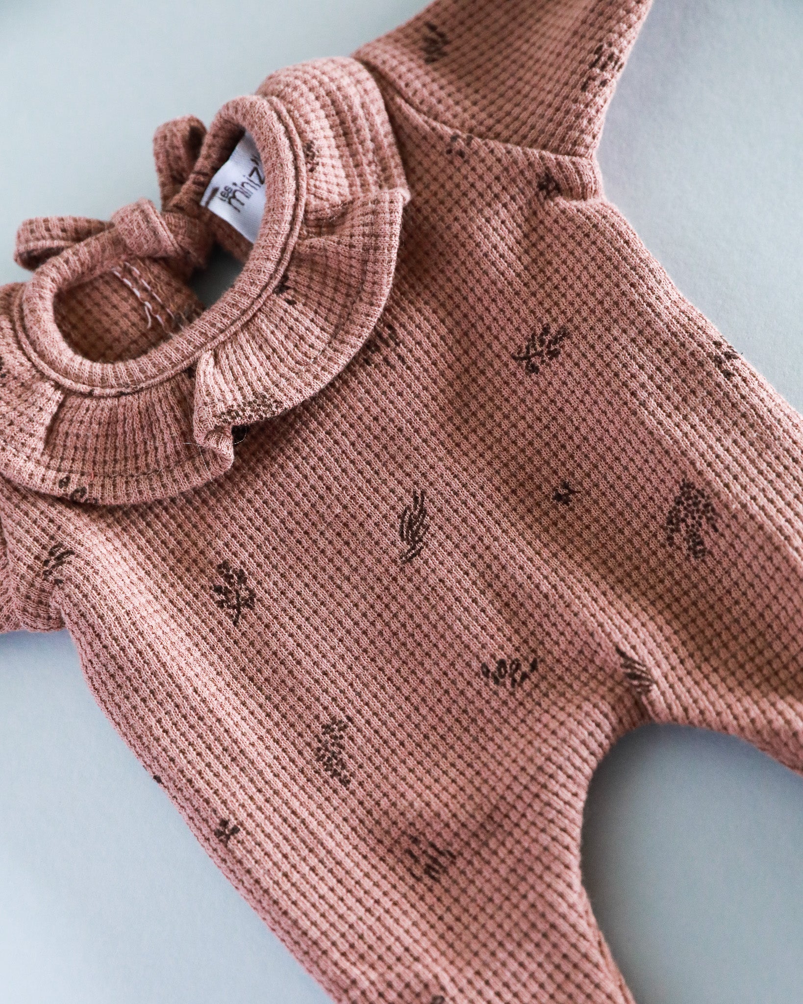 Minikane Doll Clothes | Soft Body Doll Onesie - Chestnut