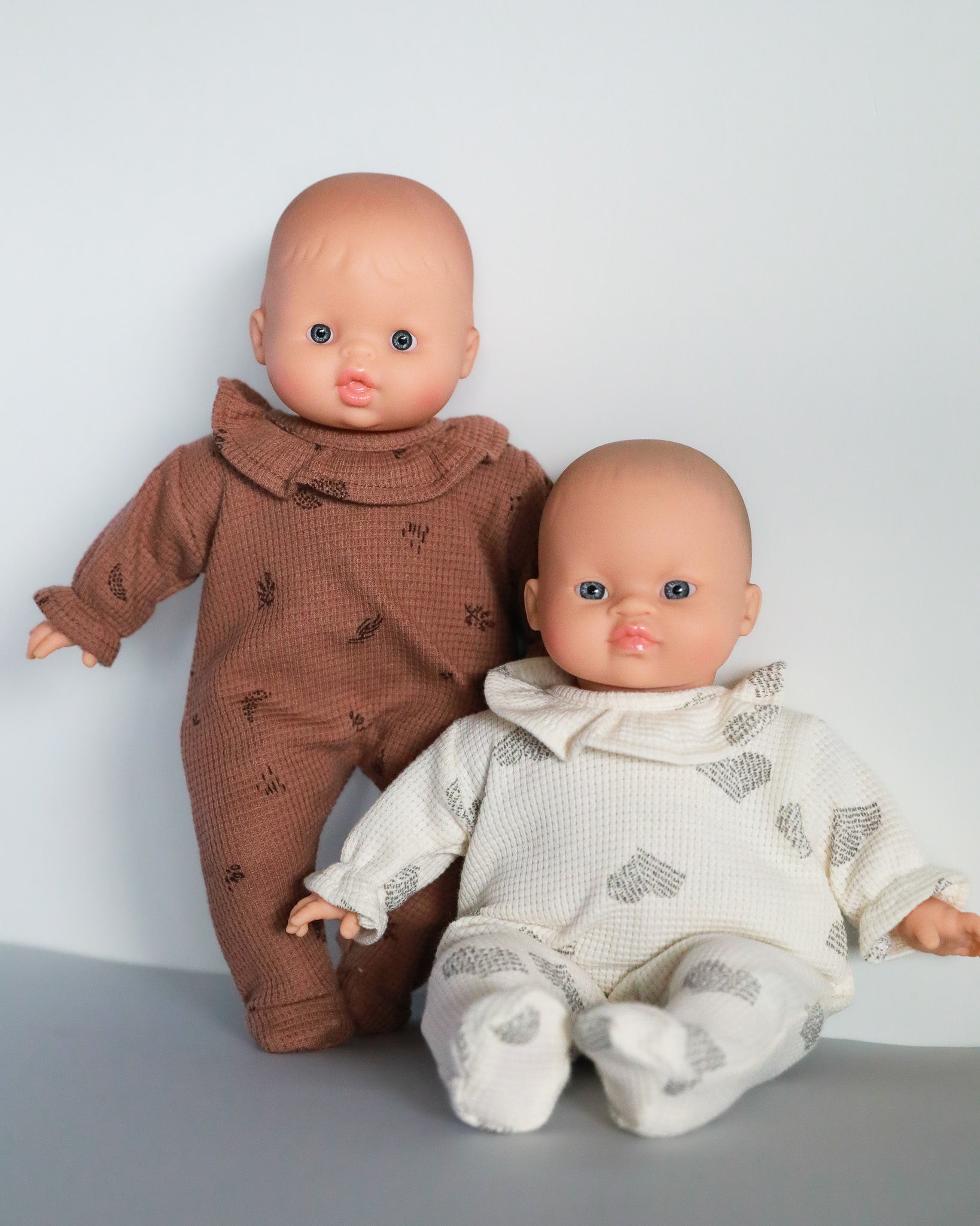 Minikane Doll Clothes | Soft Body Doll Onesie - Hearts