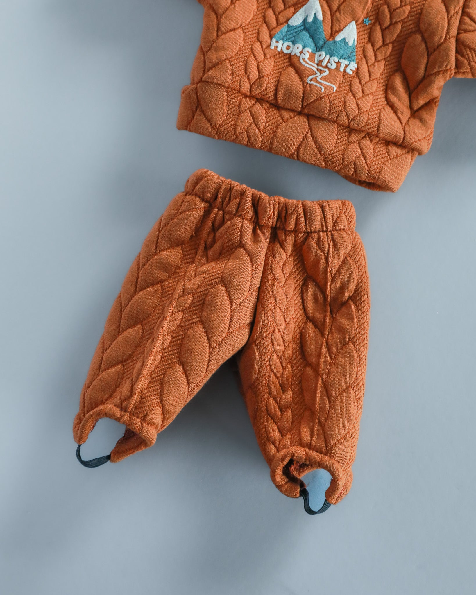 Minikane Doll Clothes | Baby Doll Sweatshirt Set Hors Piste - Brown