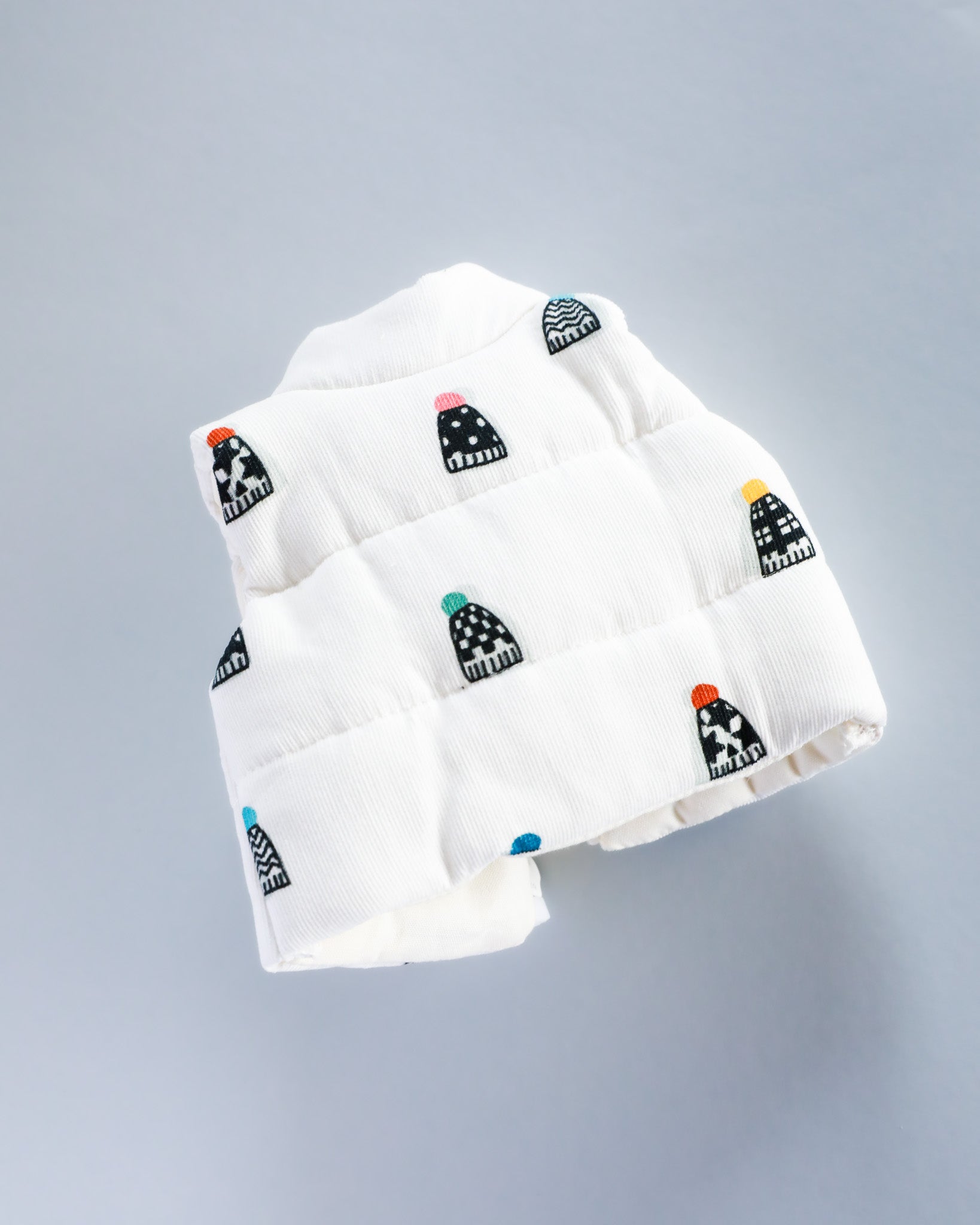 Minikane Doll Clothes | Doll Puffer Vest - Snow Hats