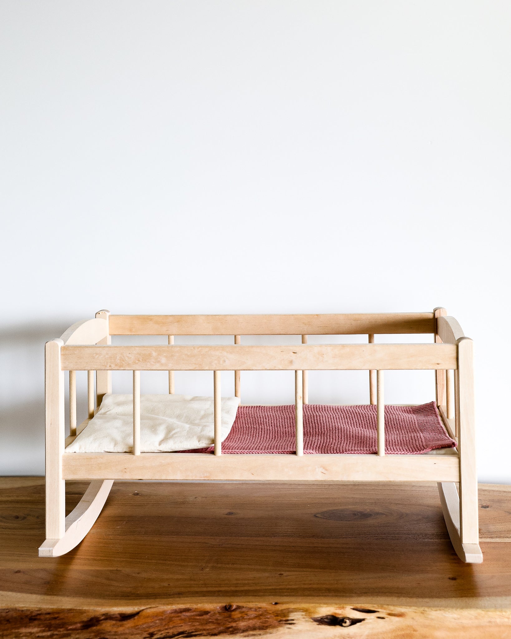 Minikane Doll Furniture | Wooden Baby Doll Cradle