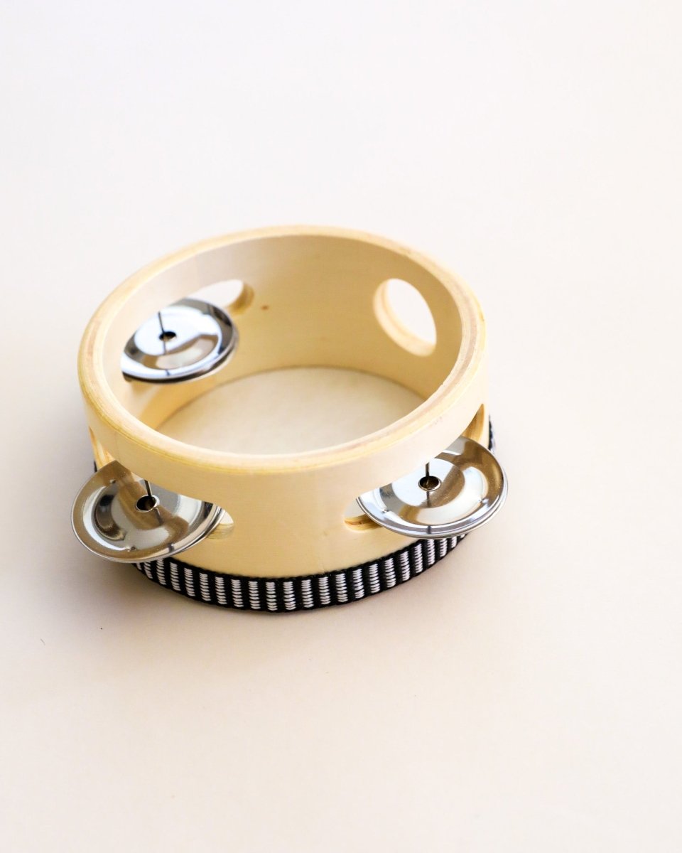 Montessori Mini Wooden Tambourine