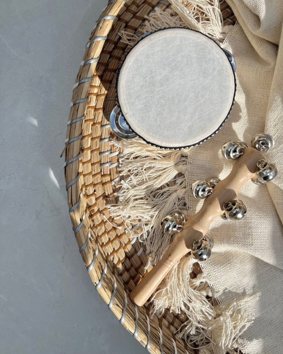 Montessori Wooden Bar Bell Shaker