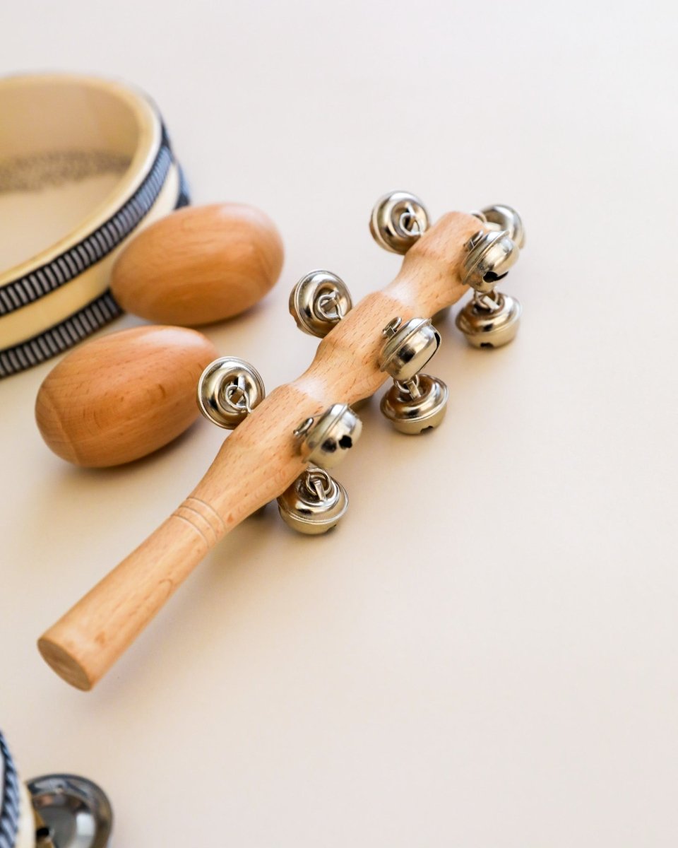 Montessori Wooden Bar Bell Shaker