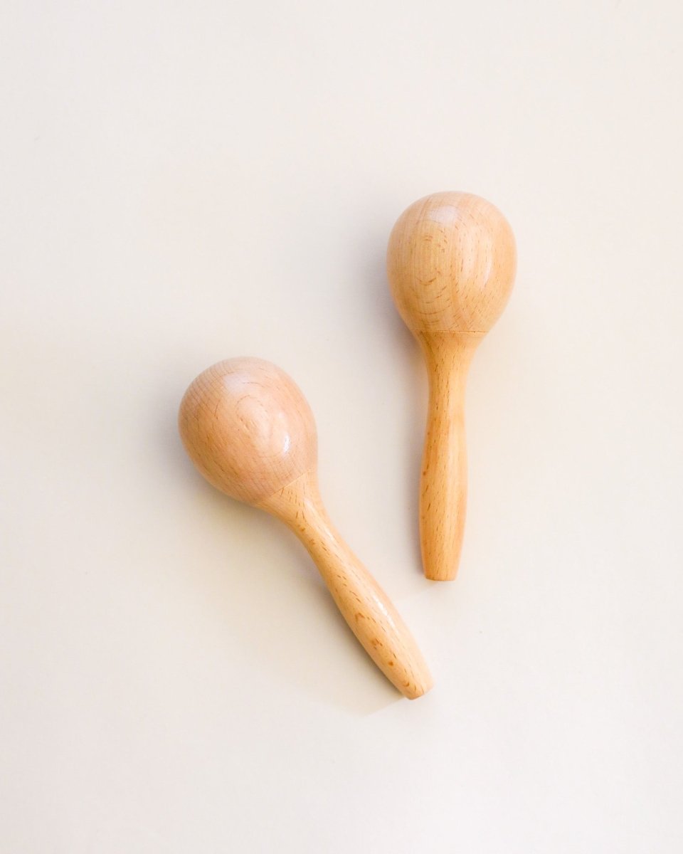 Montessori Wooden Maracas (set of 2)
