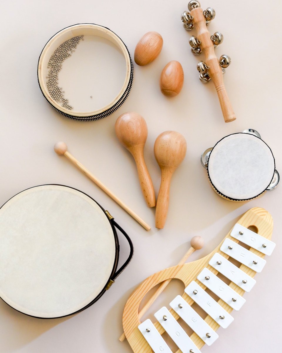 Montessori Wooden Maracas (set of 2)