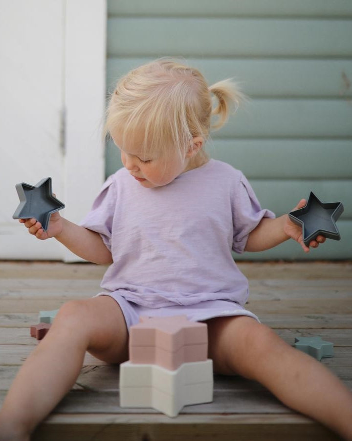 Mushie | Nesting Stars Baby Toy