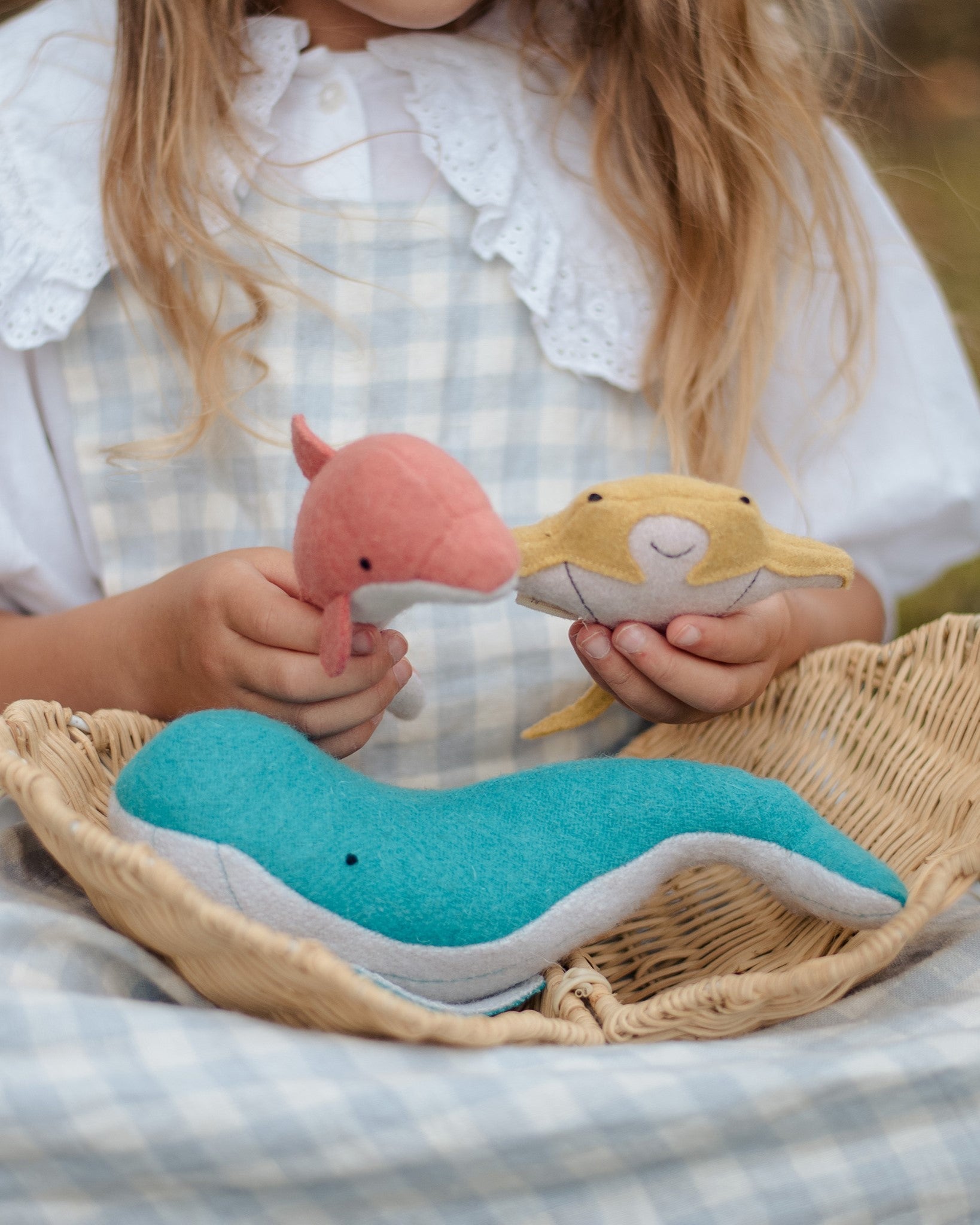 Olli Ella | Holdie Folk Felt Ocean Animals (set of 3)