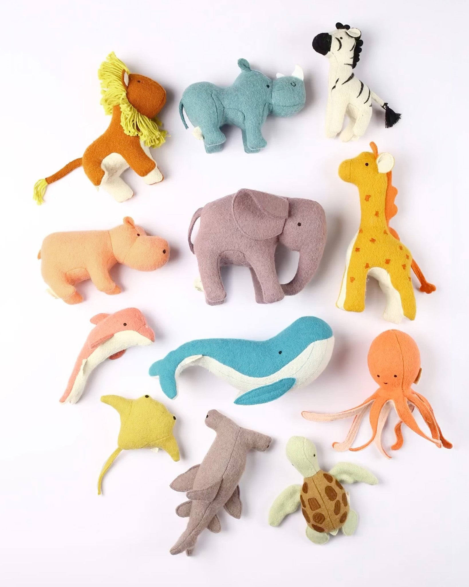 Olli Ella | Holdie Folk Felt Ocean Animals (set of 3)